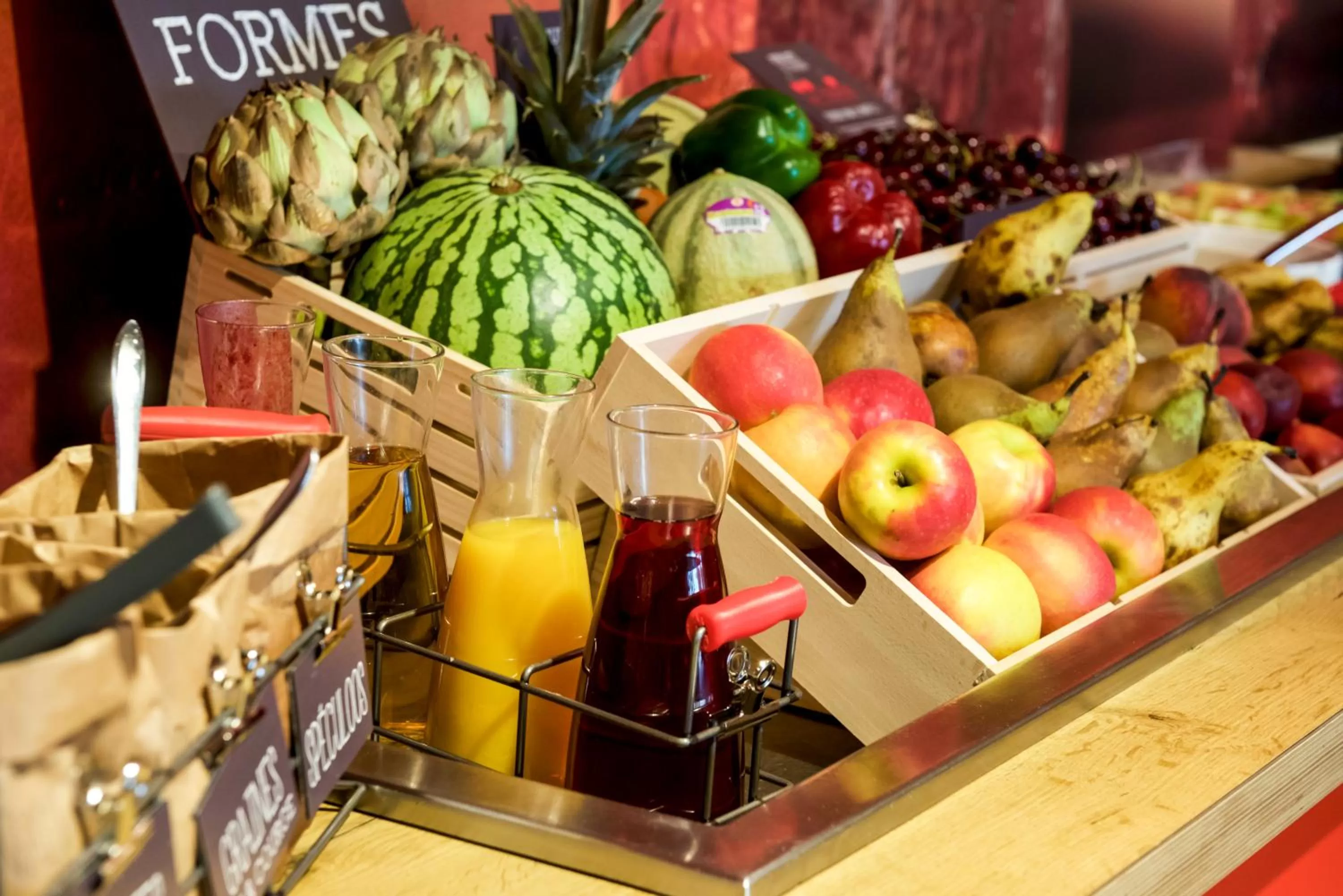 Buffet breakfast in Ibis Madrid Centro las Ventas