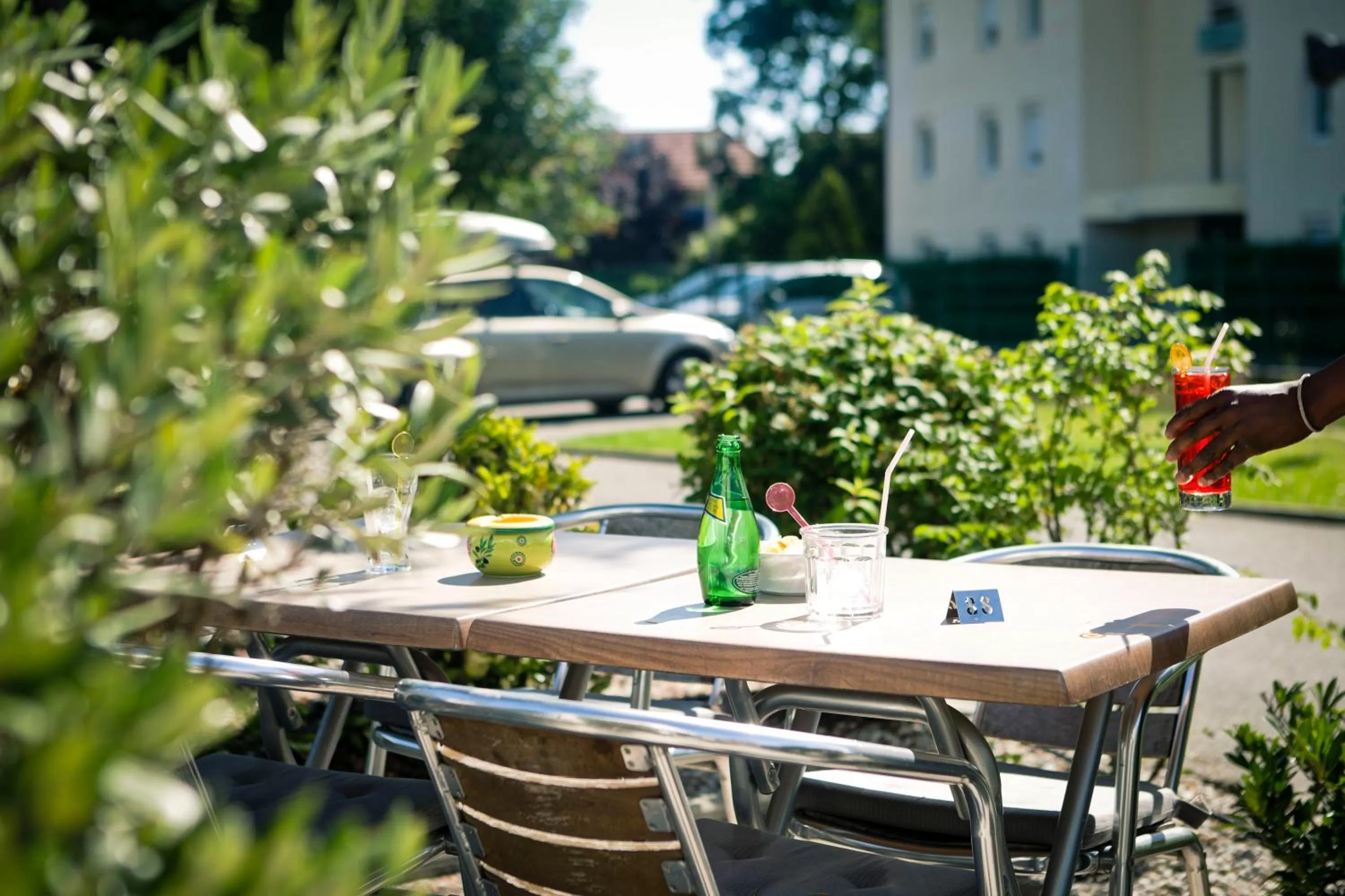 Patio in Campanile Genève - Ferney-Voltaire