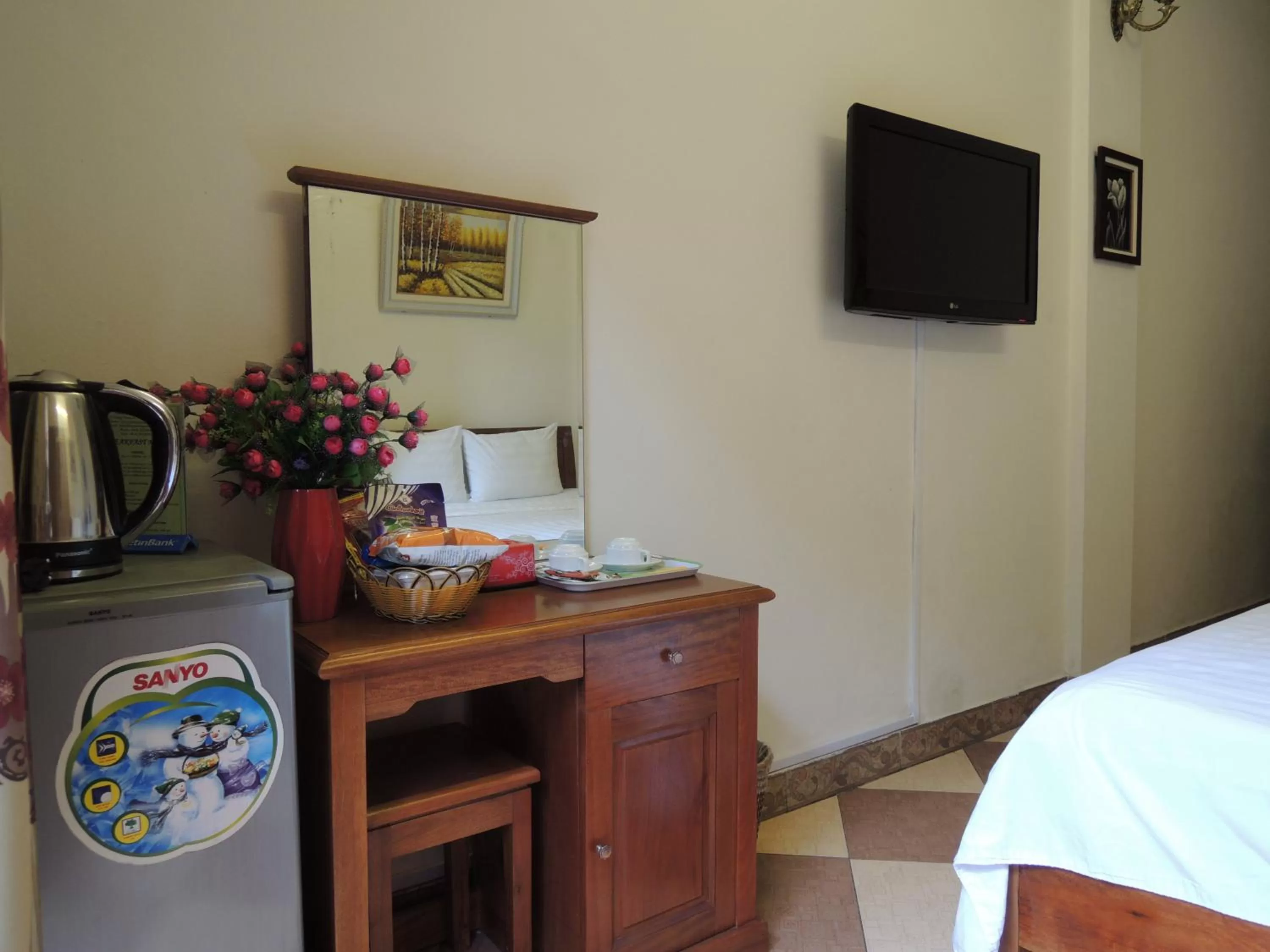 Coffee/tea facilities, Bed in Hanoi Ecogreen Hostel