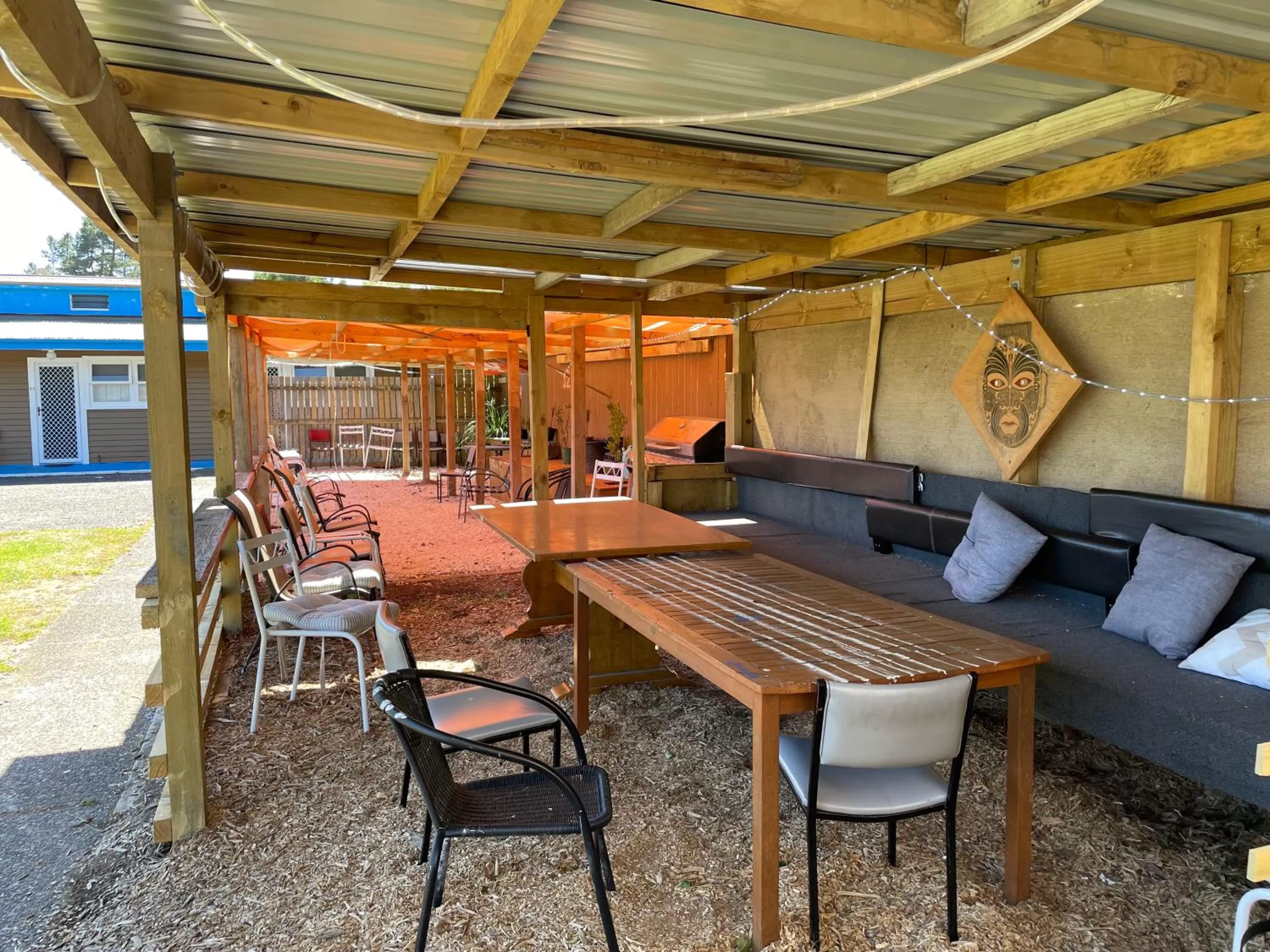 Seating area in Oasis Motel & Holiday Park Turangi