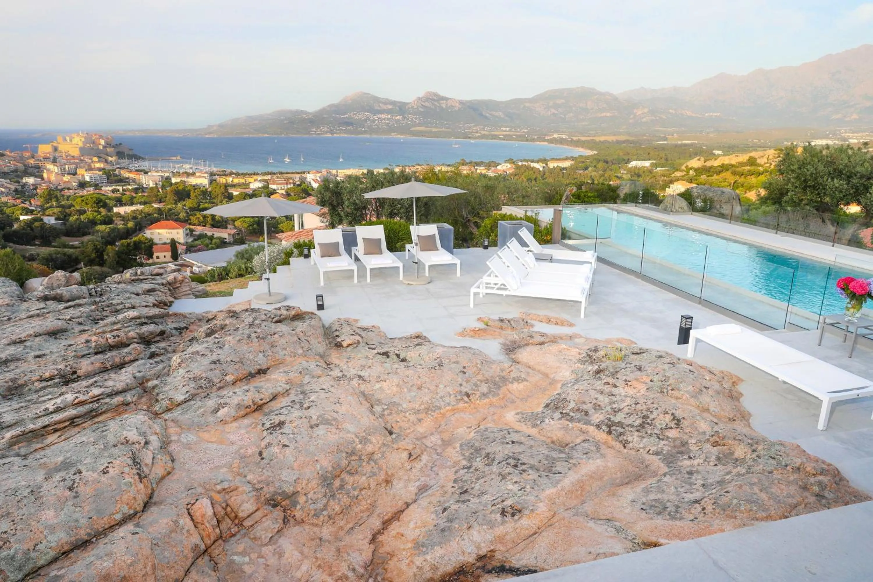 Sea view in La Villa Calvi