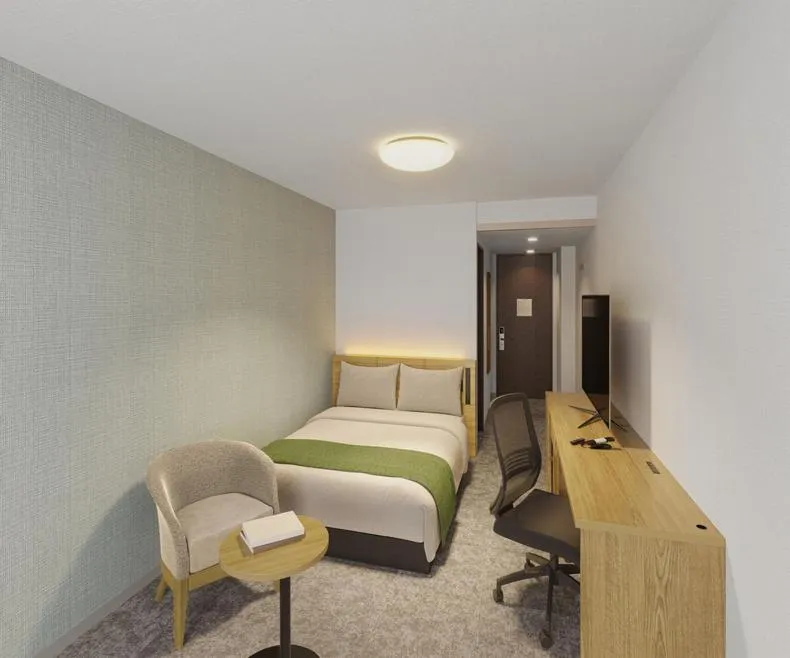 Standard Double Room with Wakayama Castle View - Smoking in Daiwa Roynet Hotel Wakayama Castle