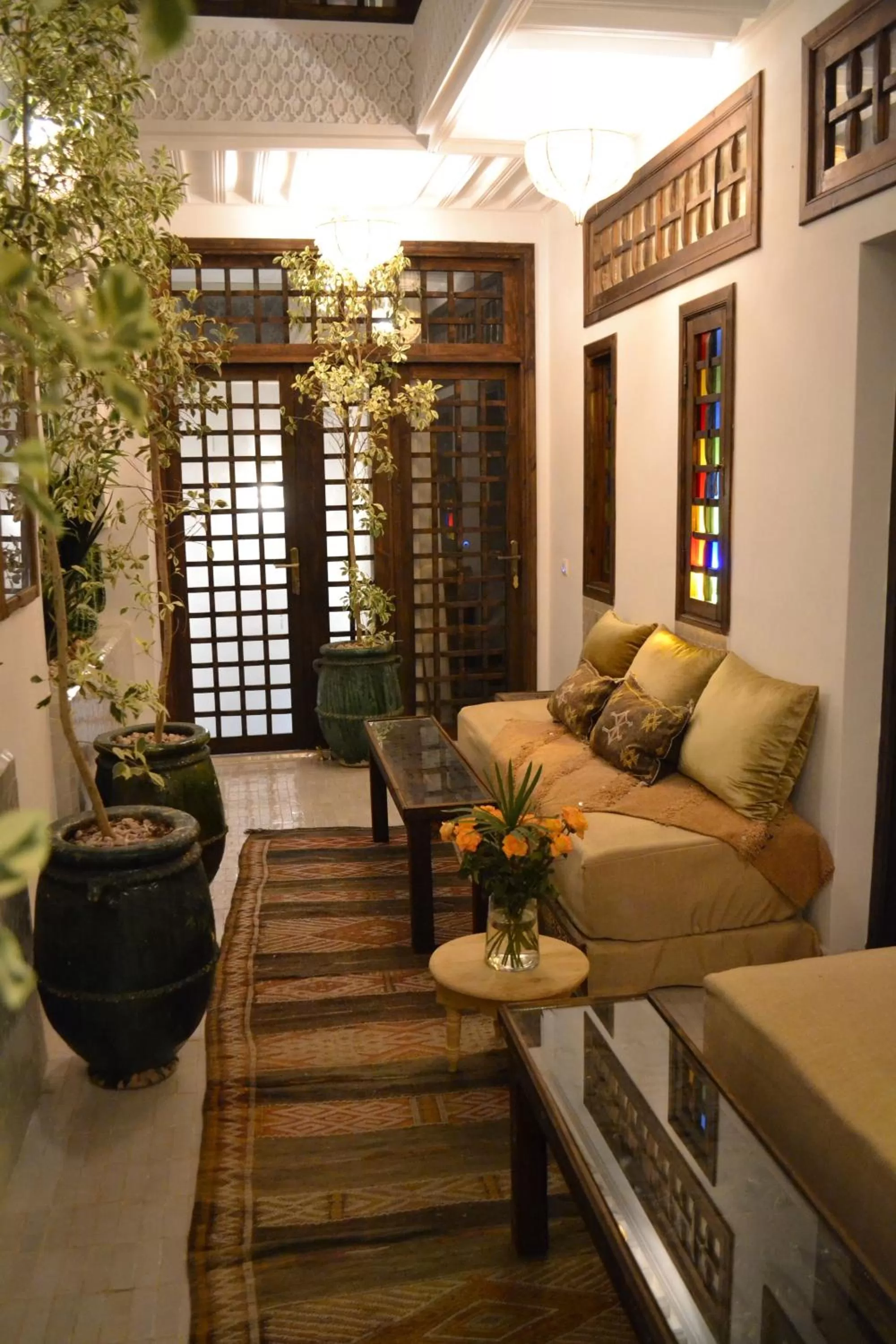 Patio in Riad Beata Bed & Breakfast