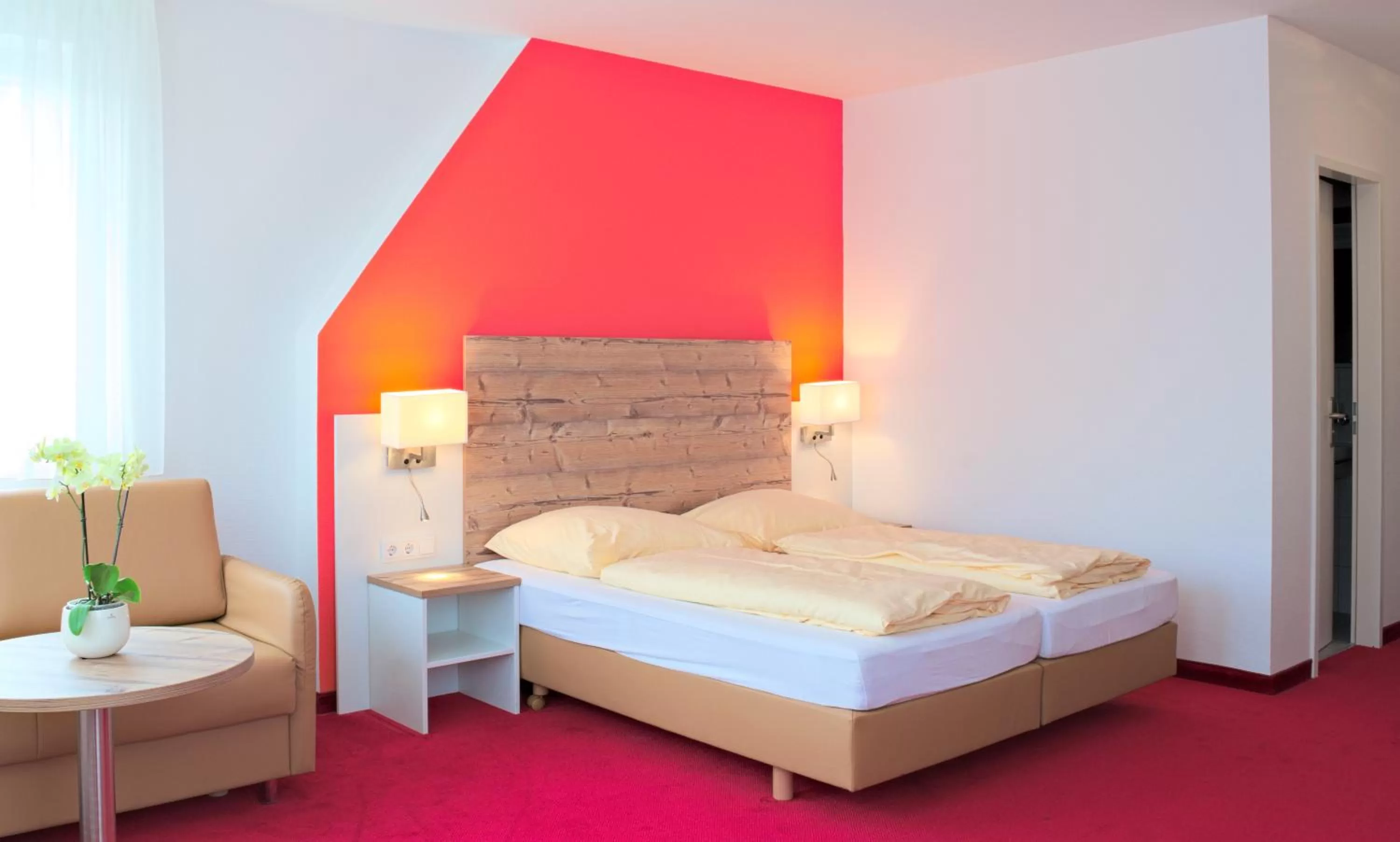 Photo of the whole room, Bed in Sternplatz Hotel