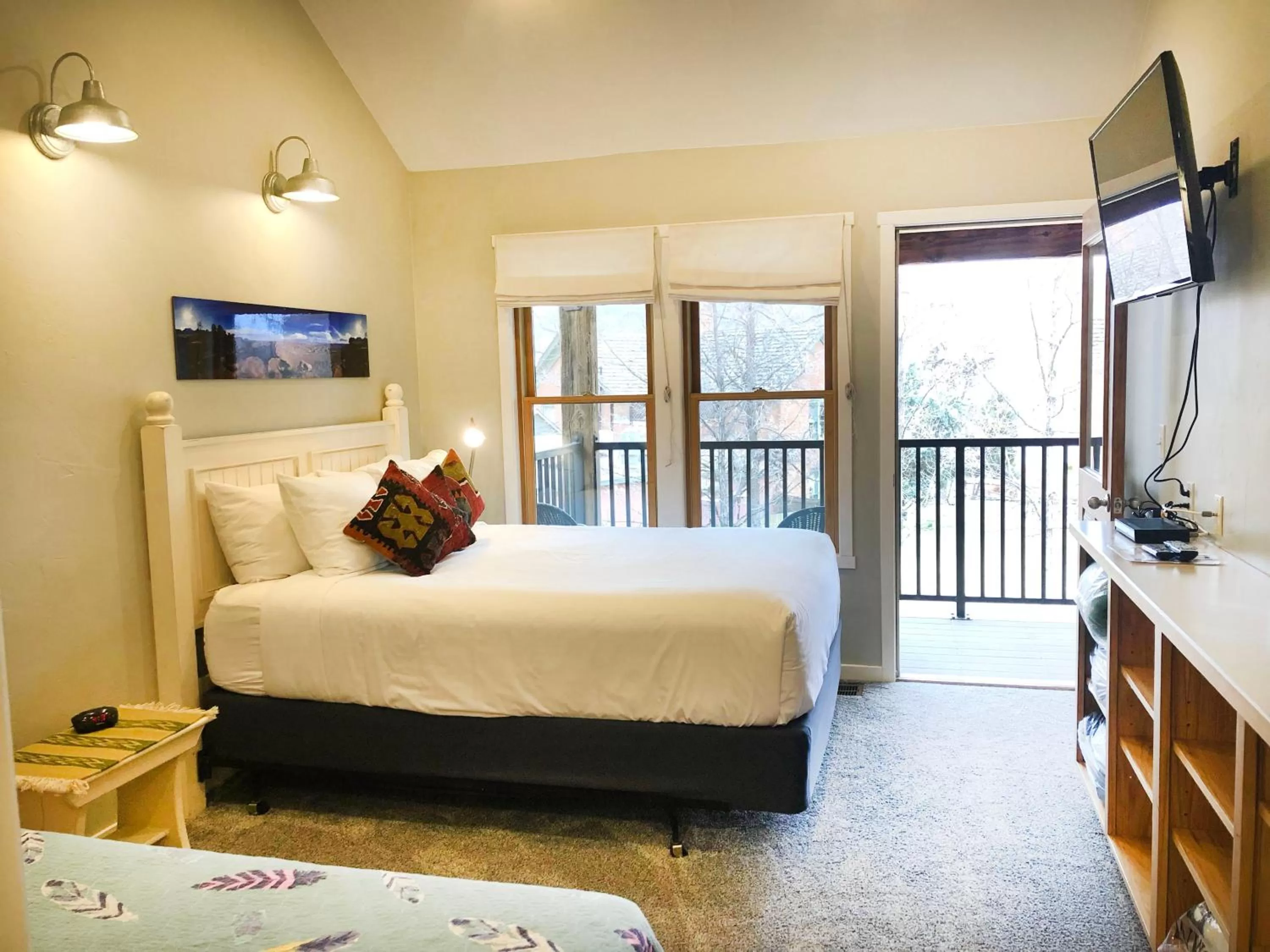 Bed in Moab Springs Ranch