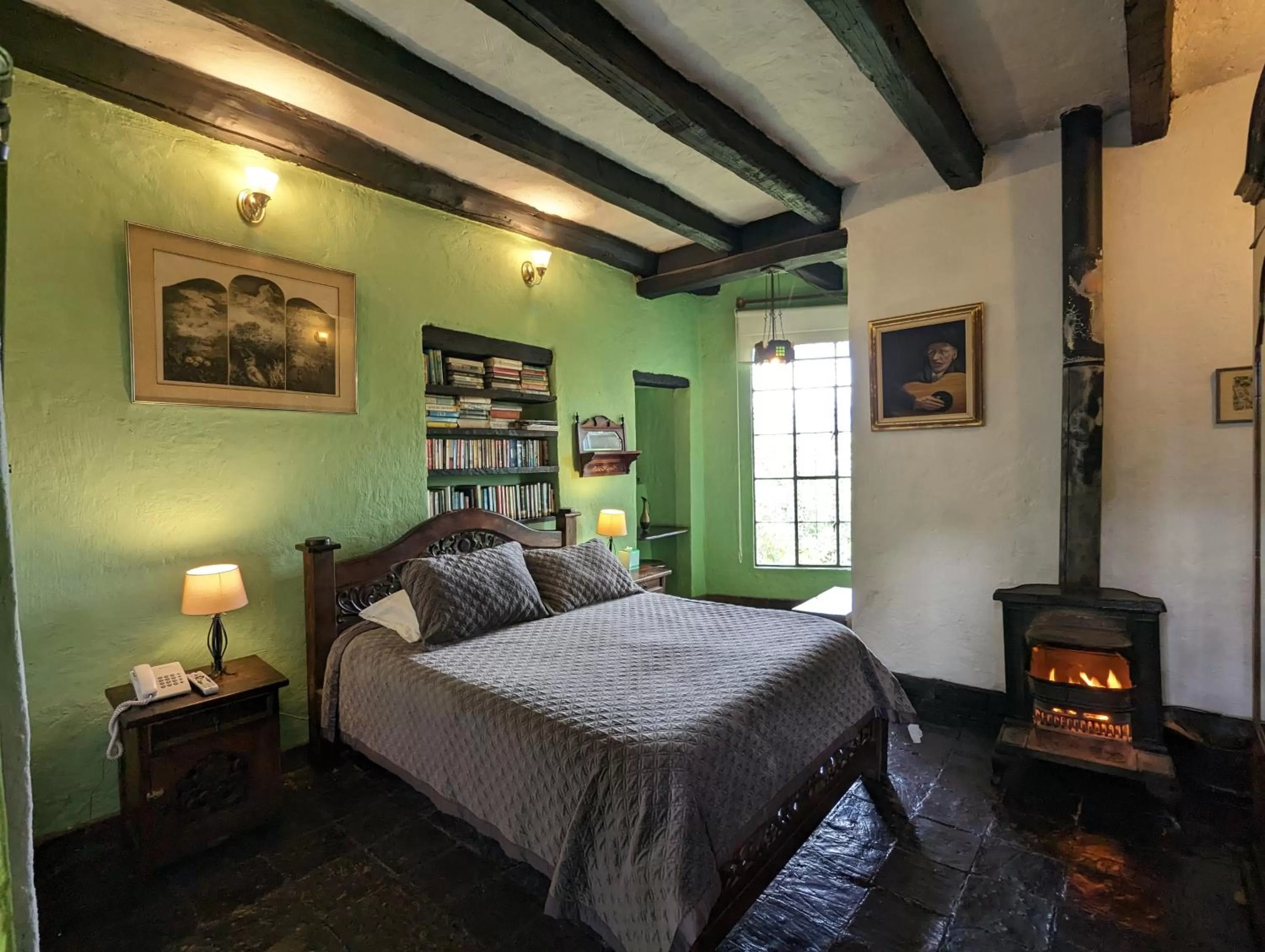 Bed in Posada Cafe La Huerta