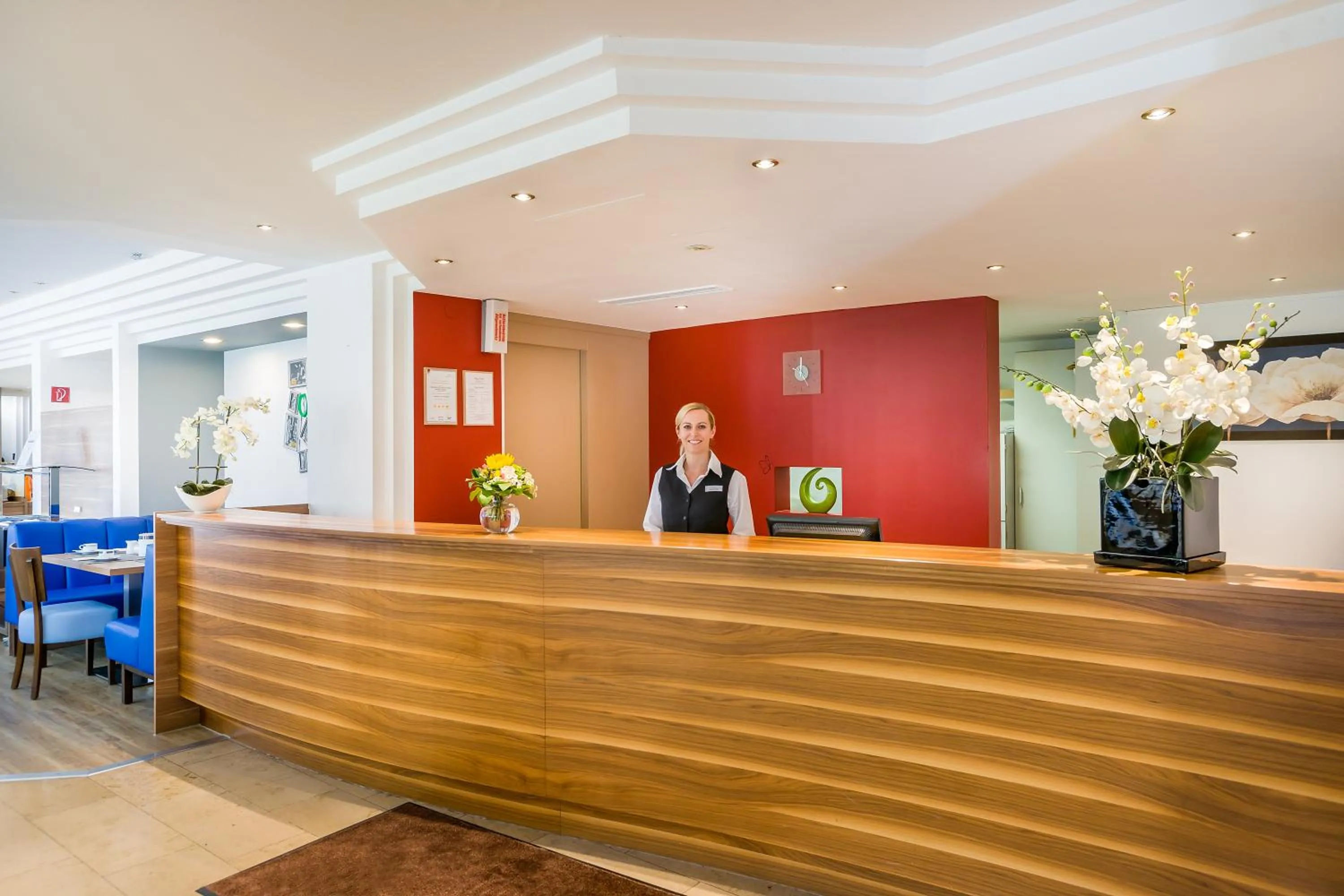Lobby or reception in Hotel Rega Stuttgart