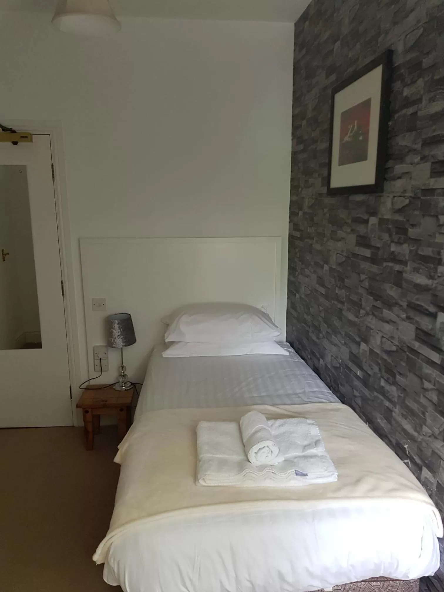 Bed in Glan Aber Hotel