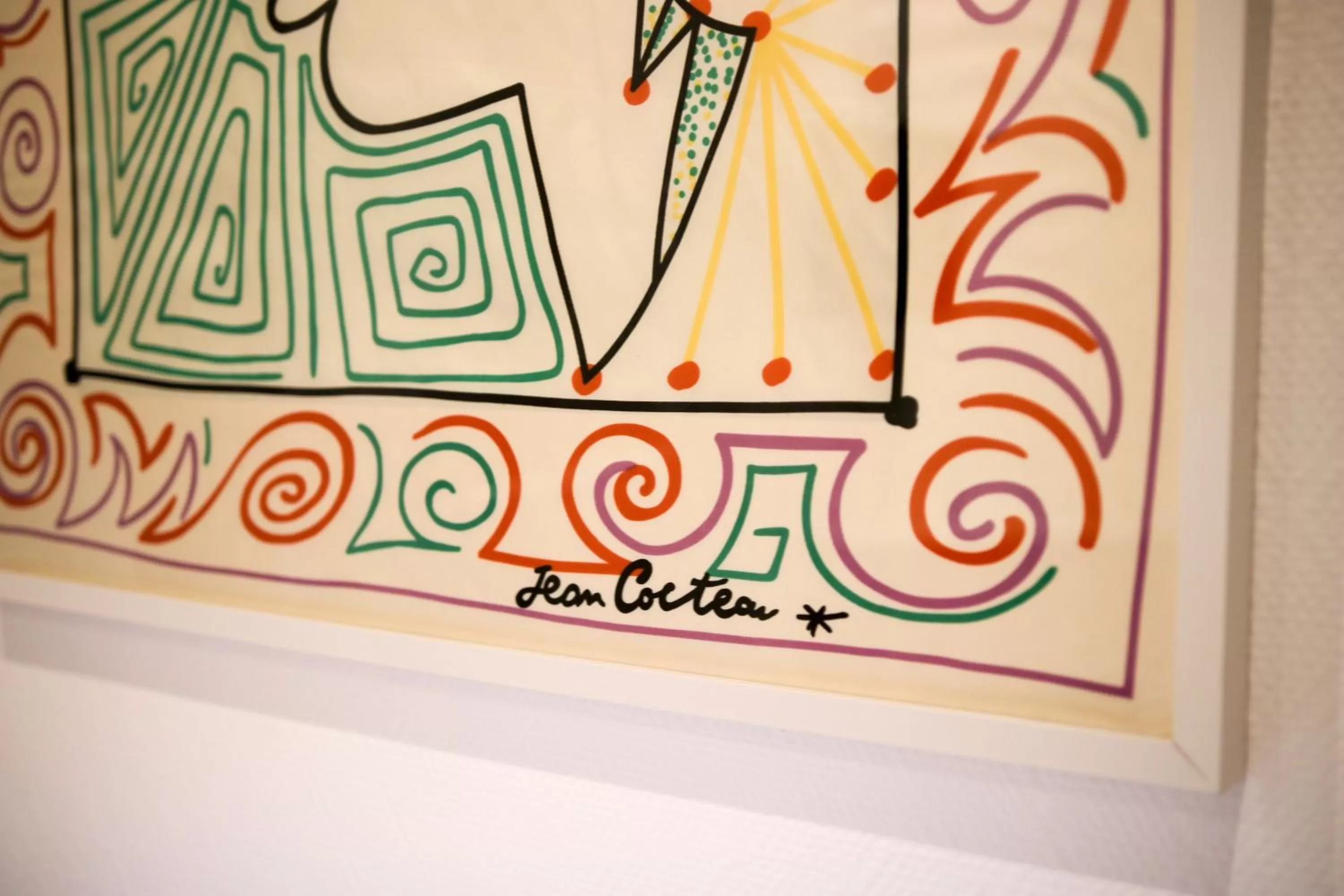 Decorative detail in Hotel Victor Hugo Nice