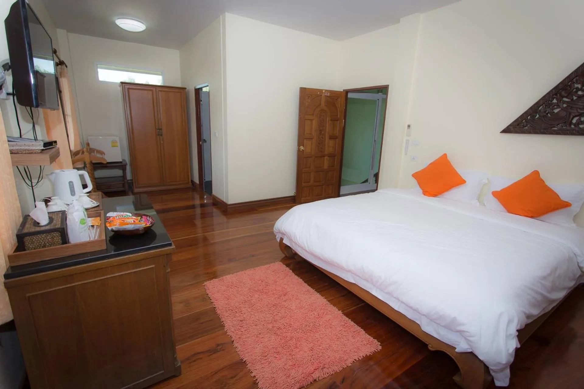 Bed in Thararin Villa