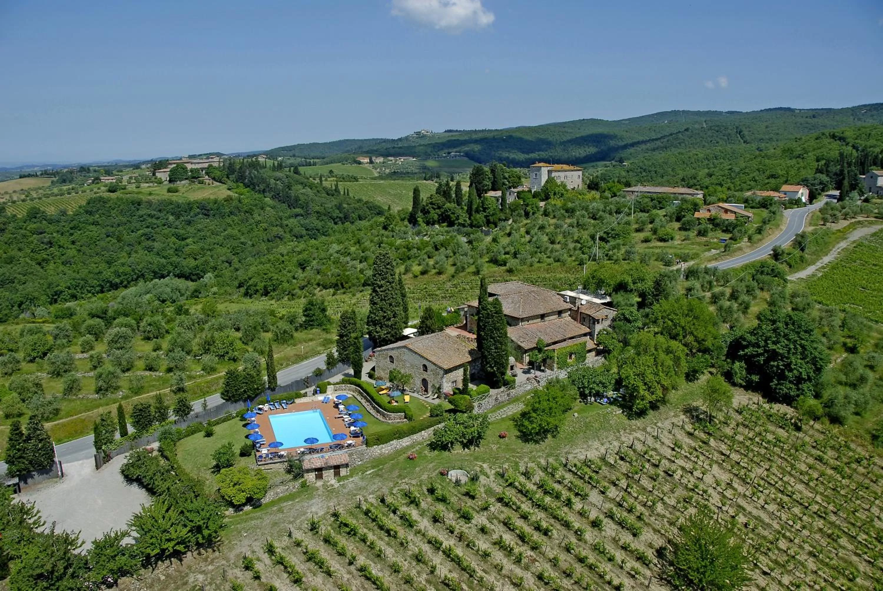 Bird's eye view in Hotel Belvedere Di San Leonino
