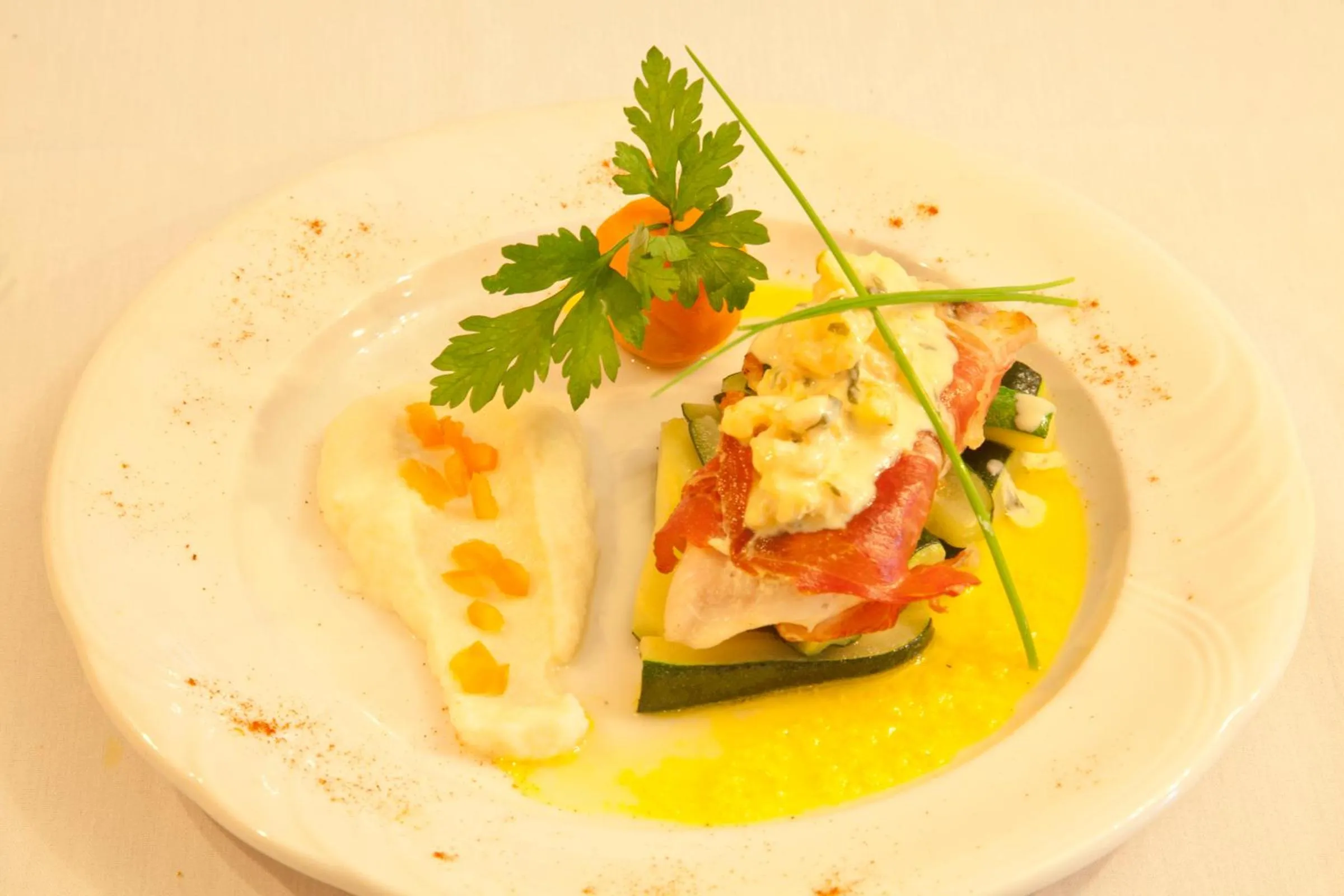 Food close-up in Woodhill House