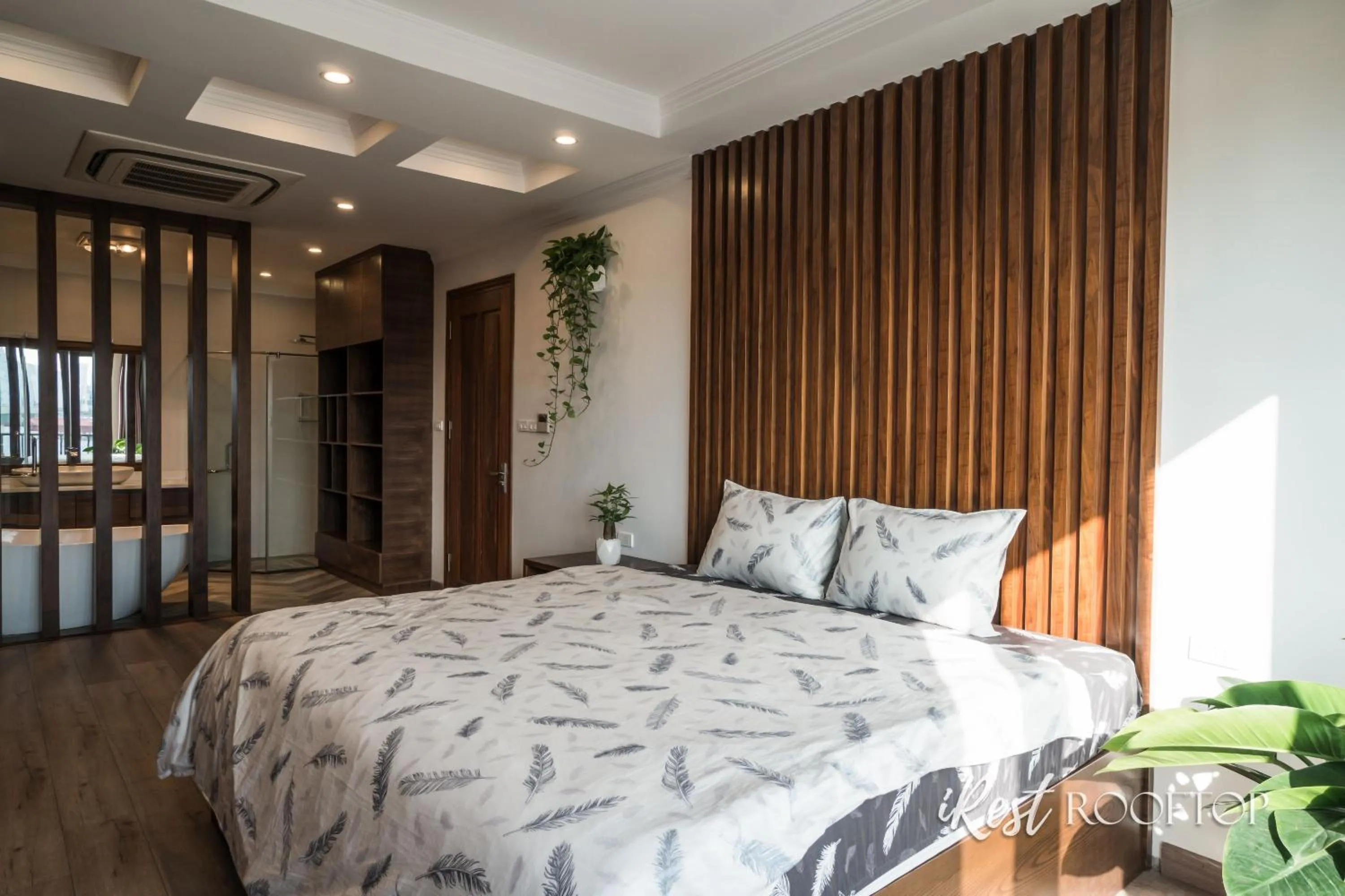 Bed in Irest Apartment