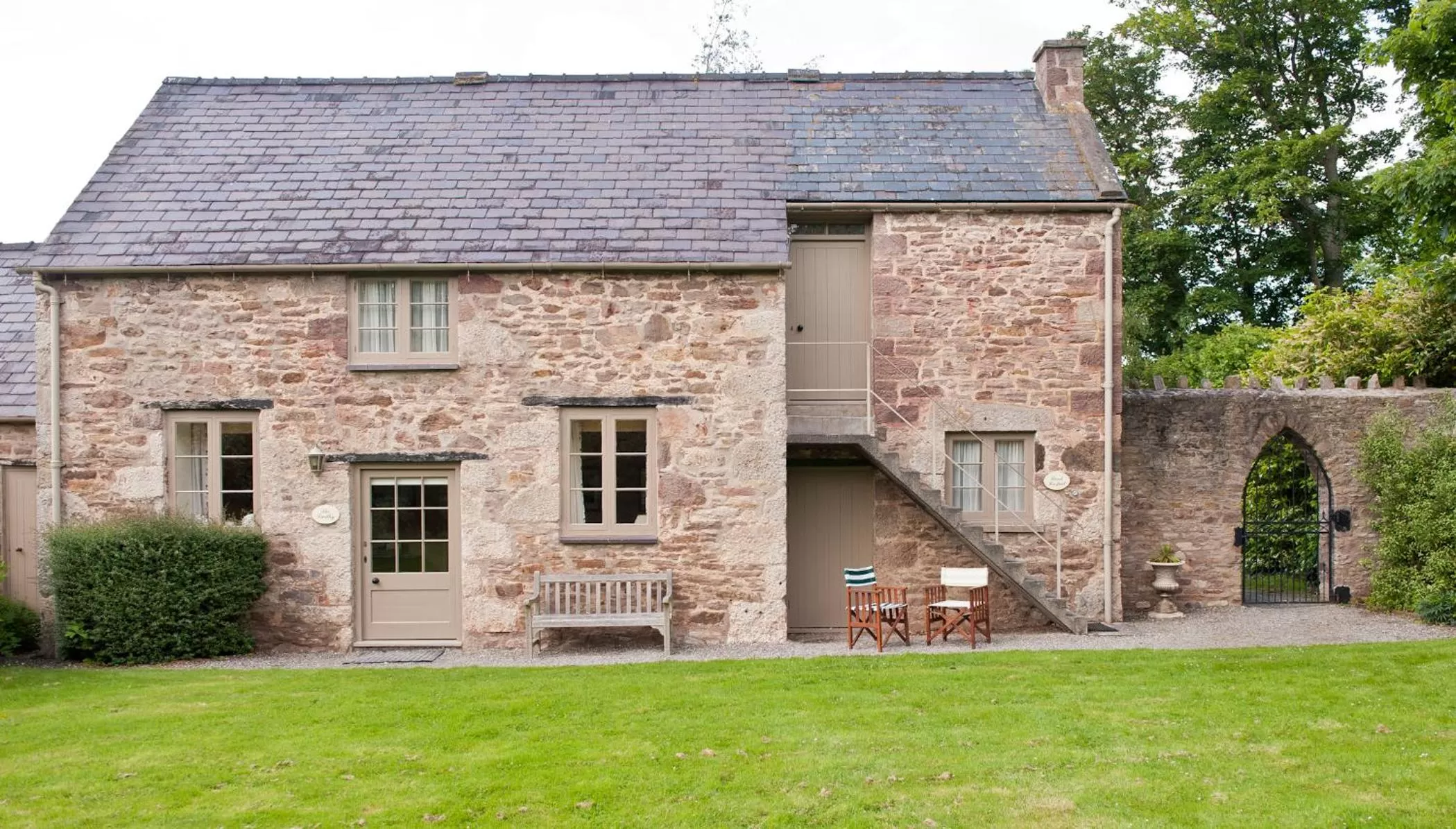 Garden view in Bodysgallen Hall and Spa