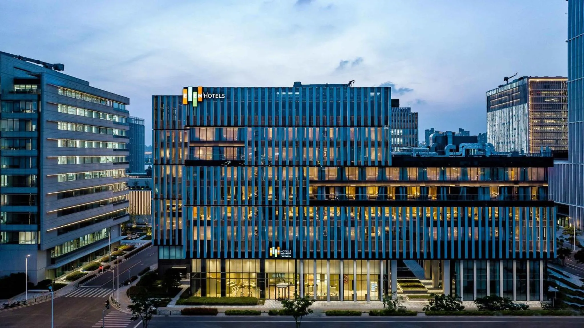 Property building in EVEN Hotels Shanghai Expo by IHG