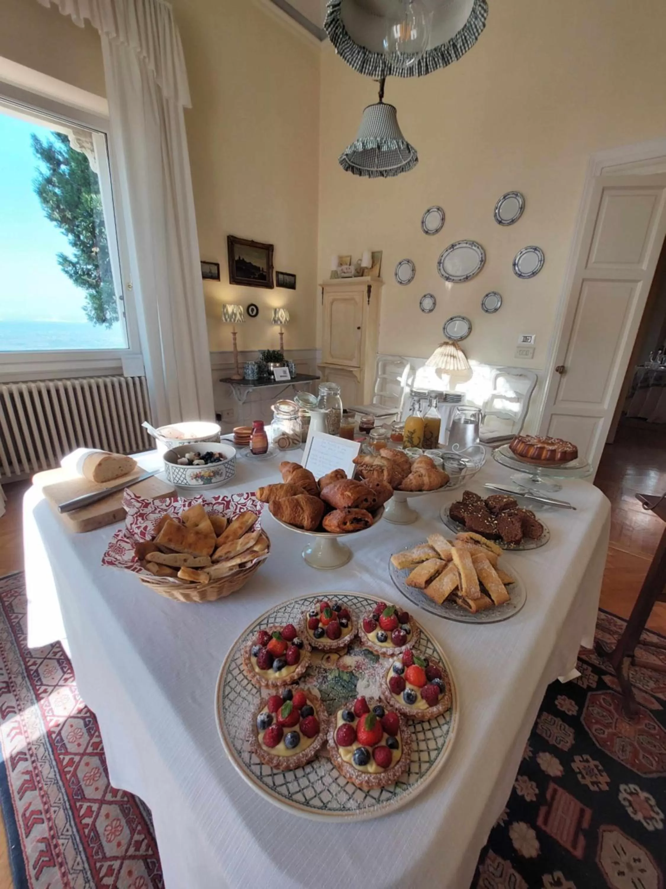 Buffet breakfast in Villa la Moresca Relais de Charme B&B MONTECATINI ALTO
