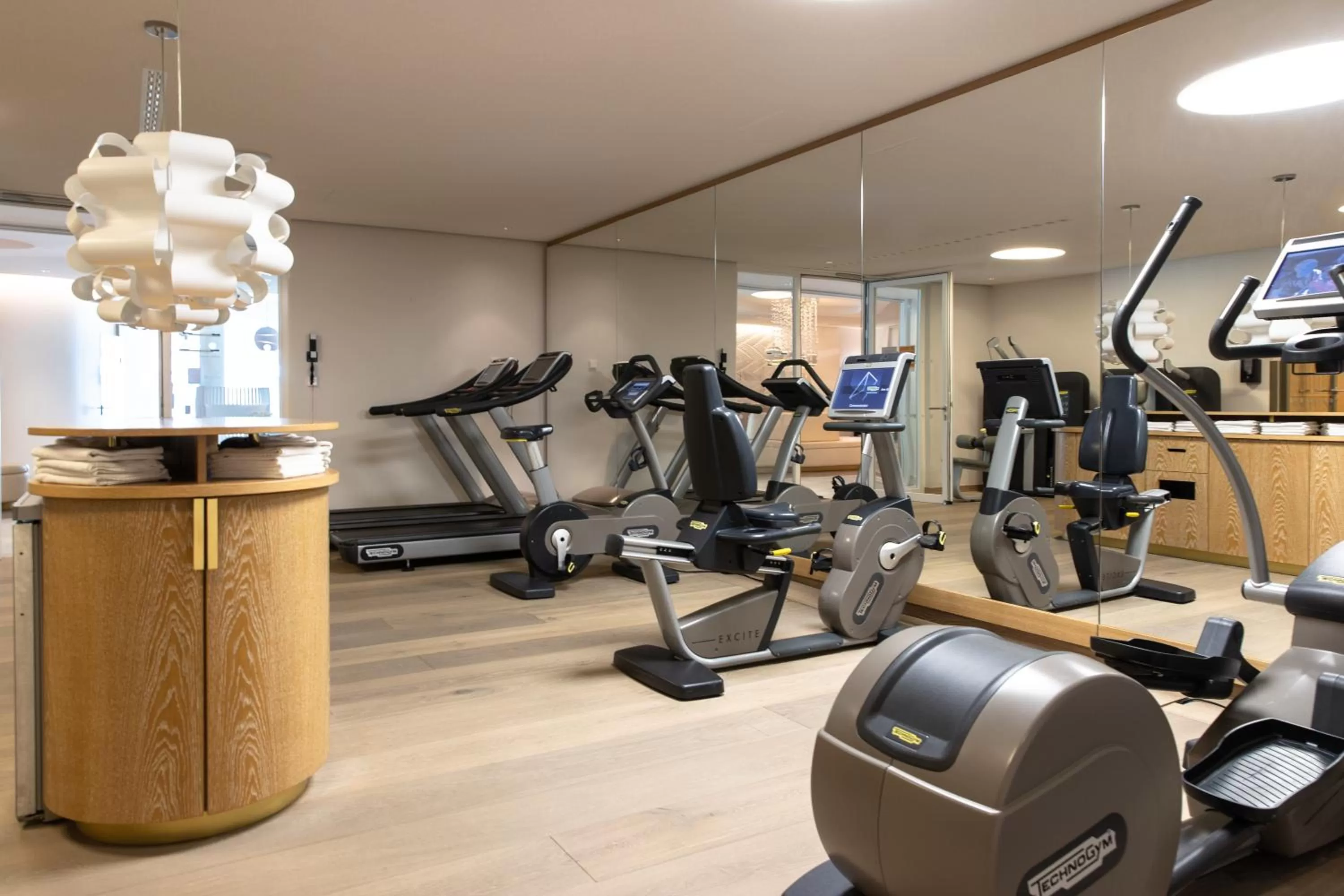 Fitness centre/facilities in AlpenGold Hotel Davos