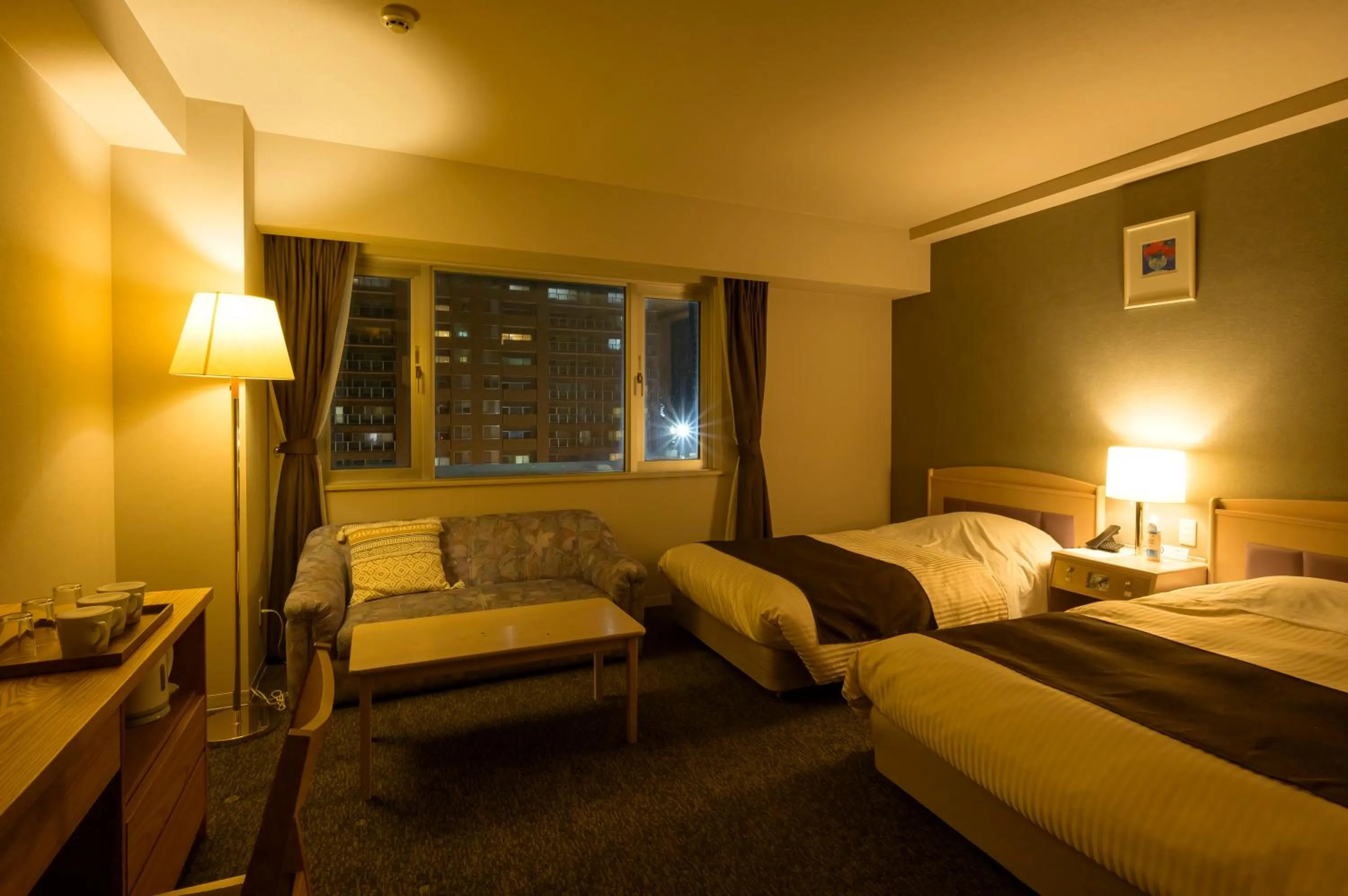 Bedroom, Bed in Kotoni Green Hotel