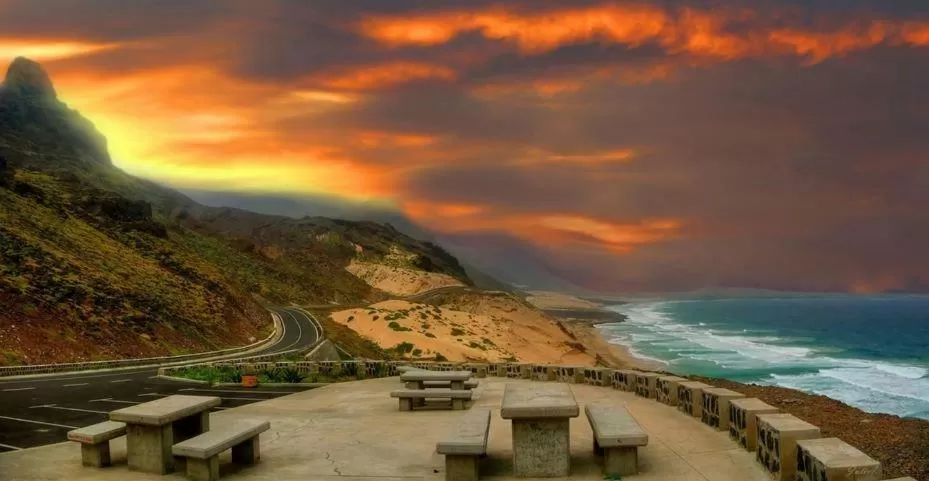 Natural landscape in Casa Comba