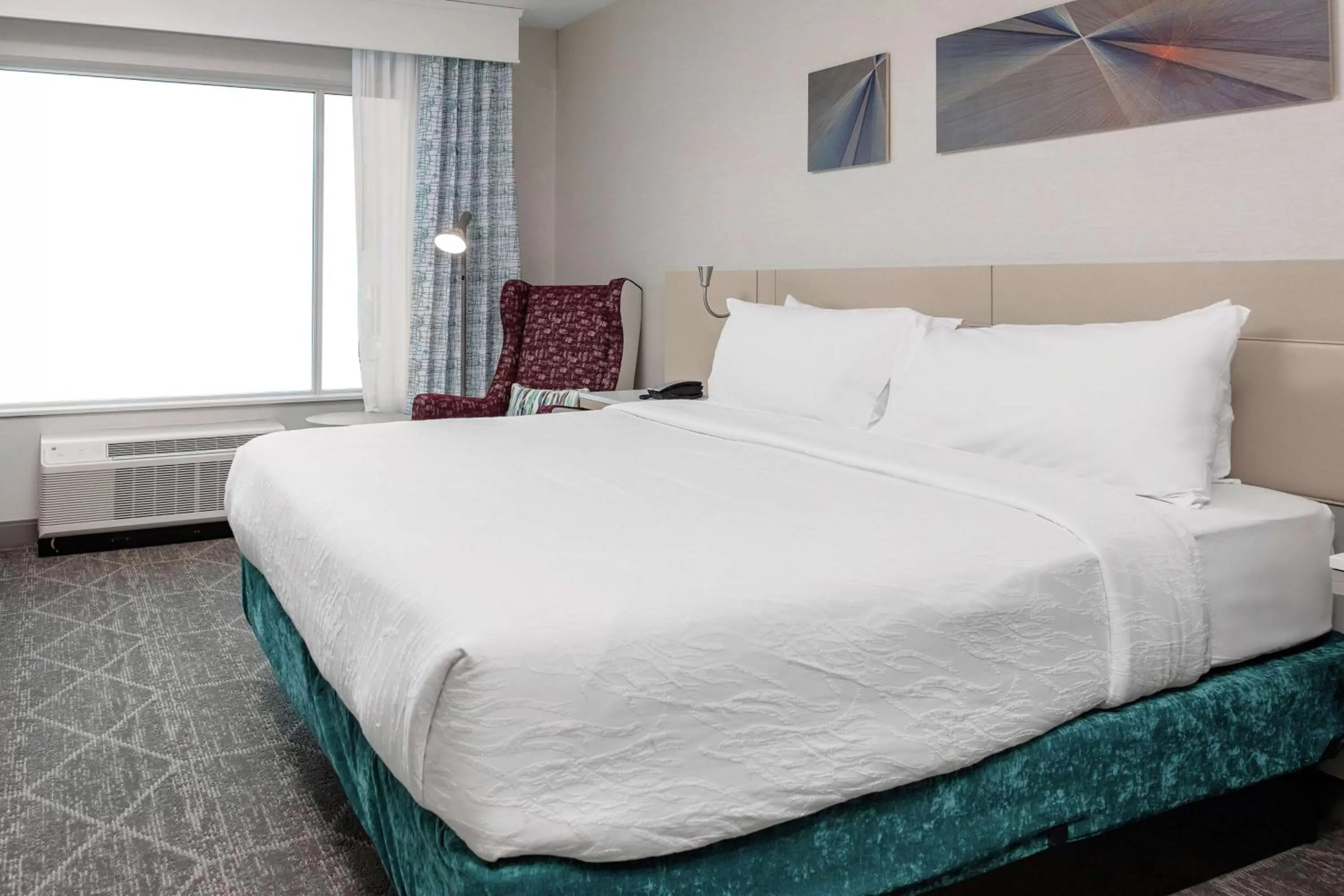 Living room, Bed in Hilton Garden Inn Colorado Springs Downtown, Co