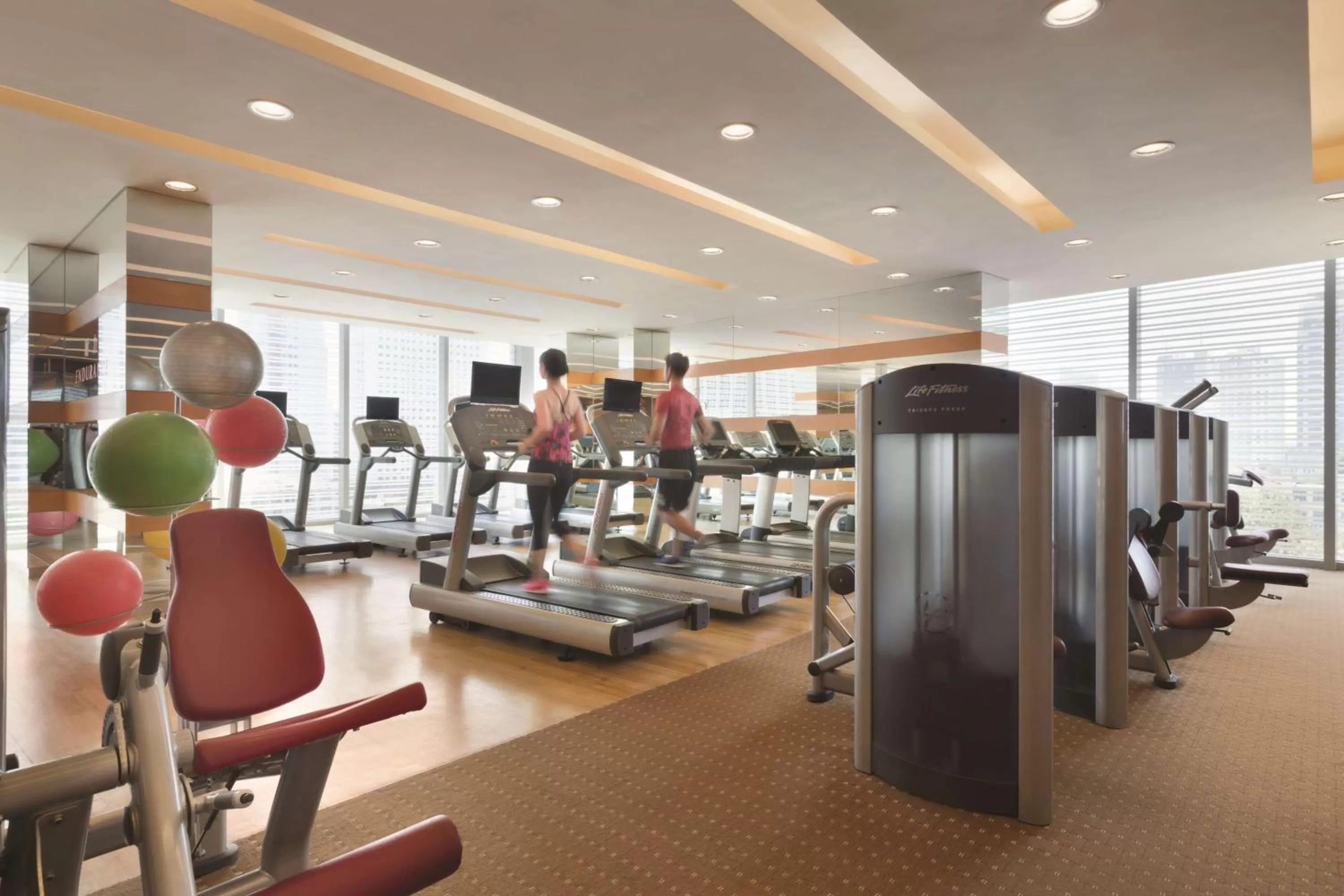Fitness centre/facilities in Shangri-La Qingdao