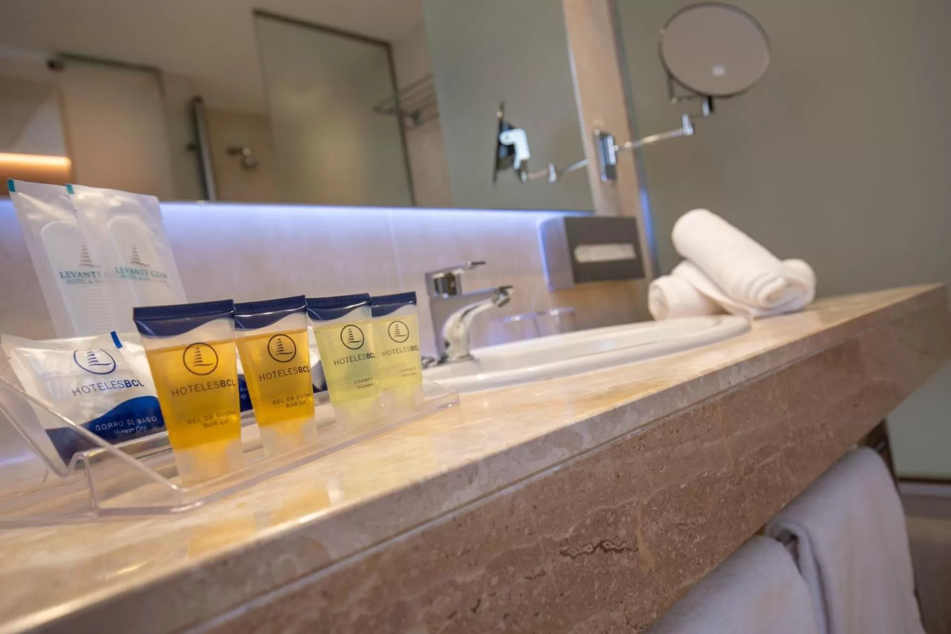 Bathroom in Hotel BCL Levante Club & Spa 4 Sup - Only Adults Recomended