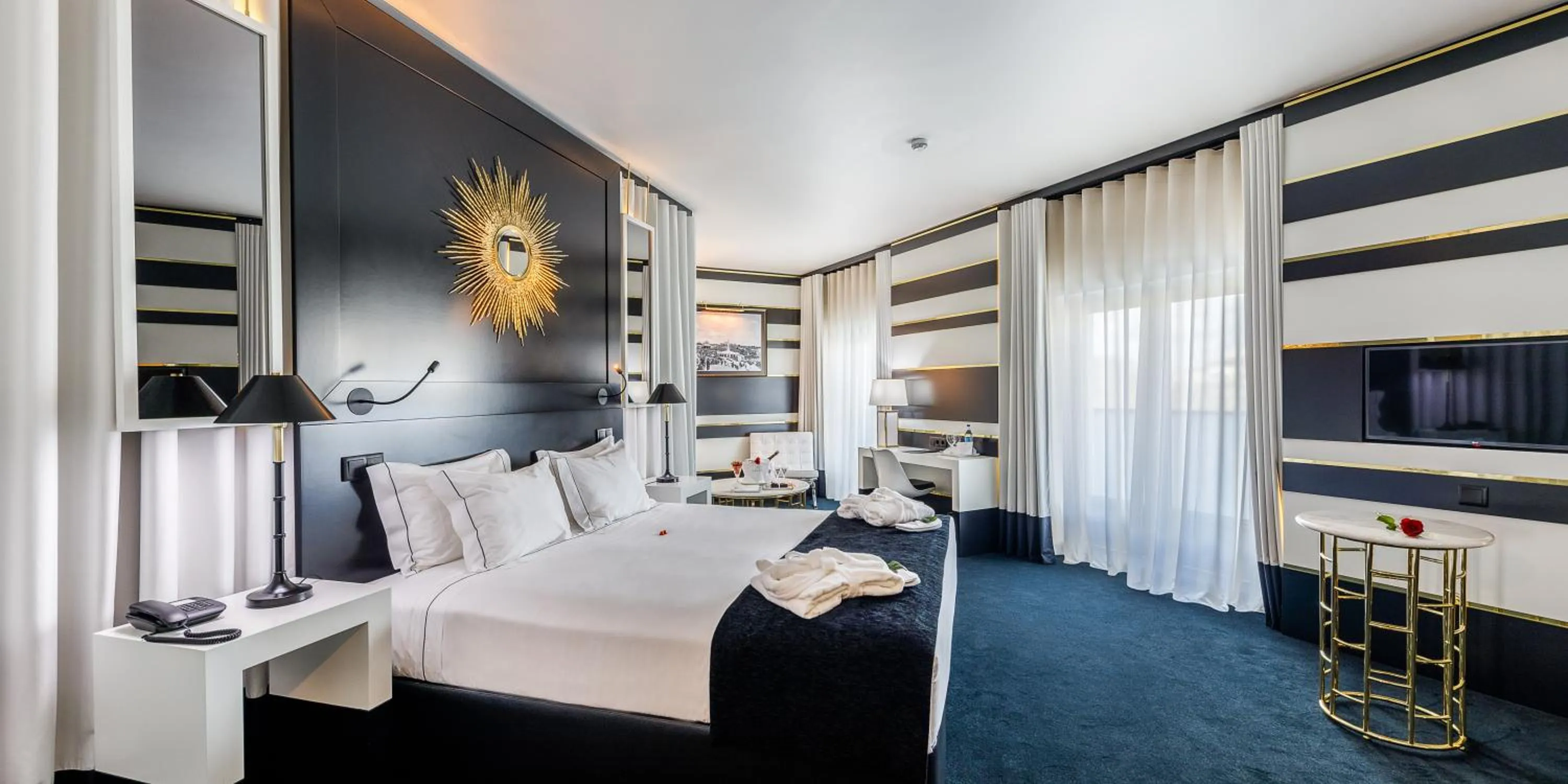 Bed in Aurea Fatima Hotel Congress & Spa