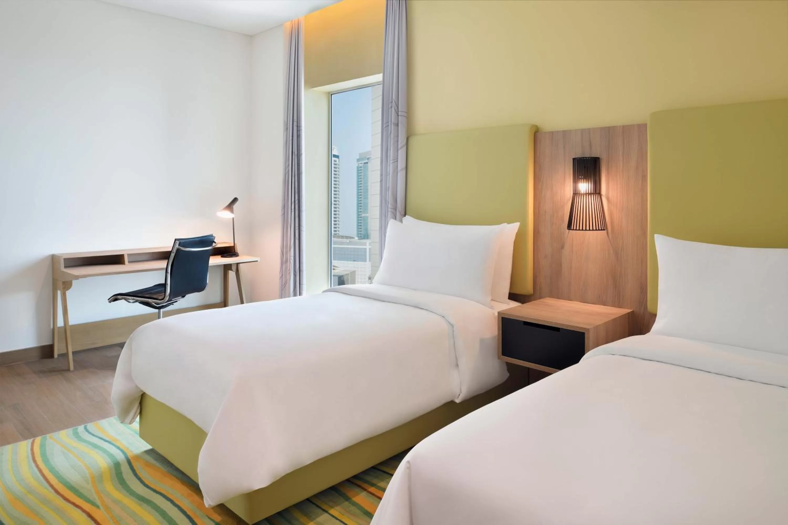 Bed in Element by Westin City Center Doha