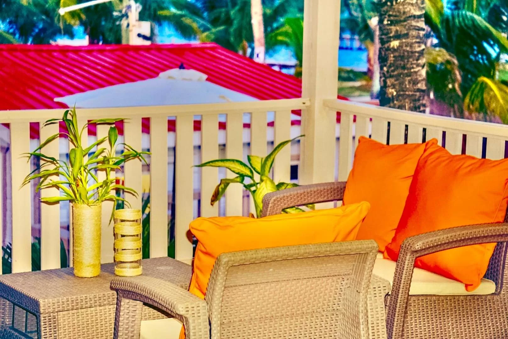 Patio in La Isla Resort