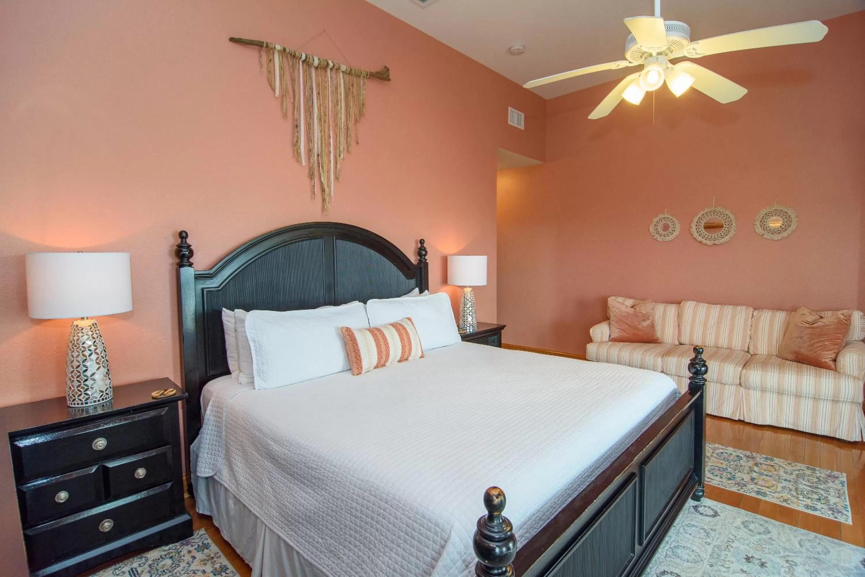 Bed in The Inn on Pamlico Sound