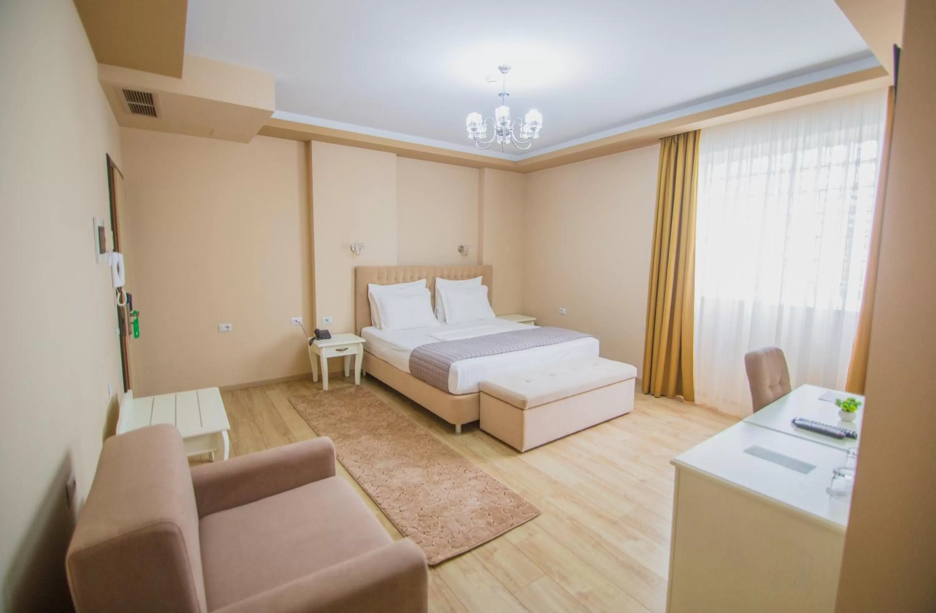 Bed in Christi's Hotel Borova