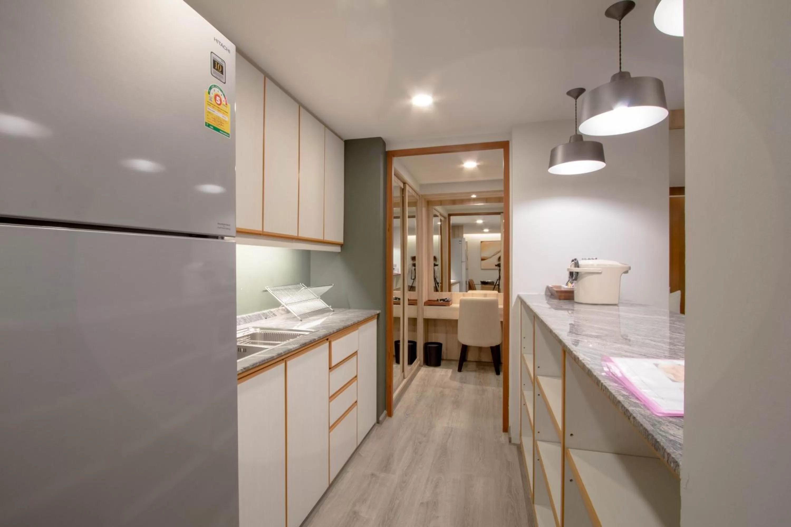 Kitchen or kitchenette in The Residence Rajtaevee Hotel