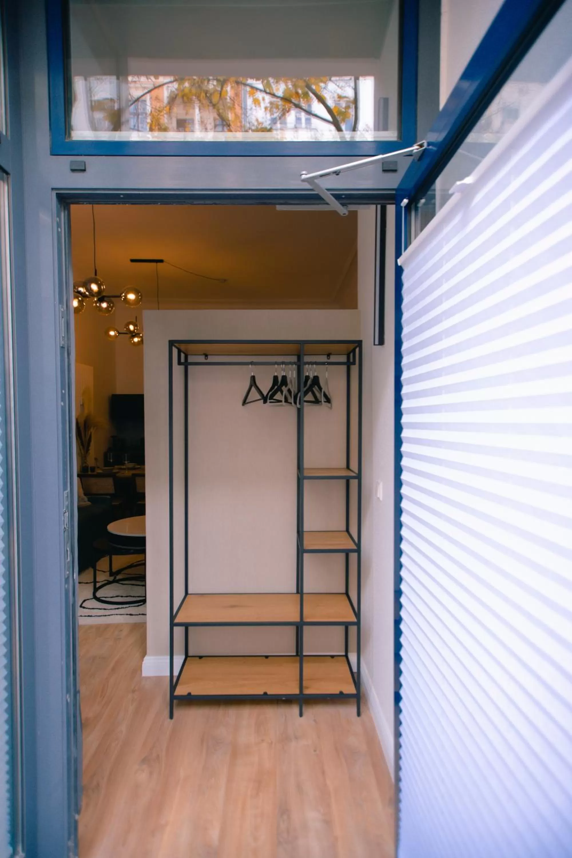 wardrobe in The Weinert Suites