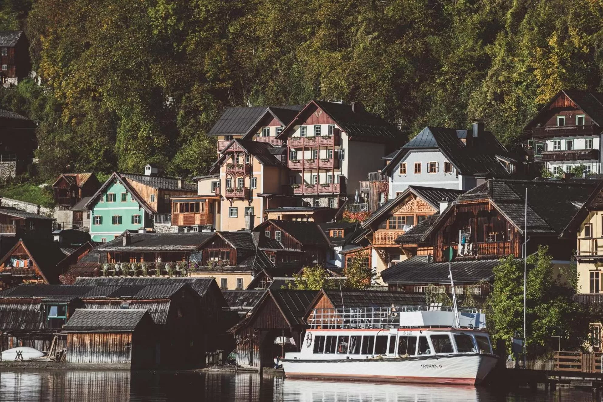 Property building in Heritage Hotel Hallstatt