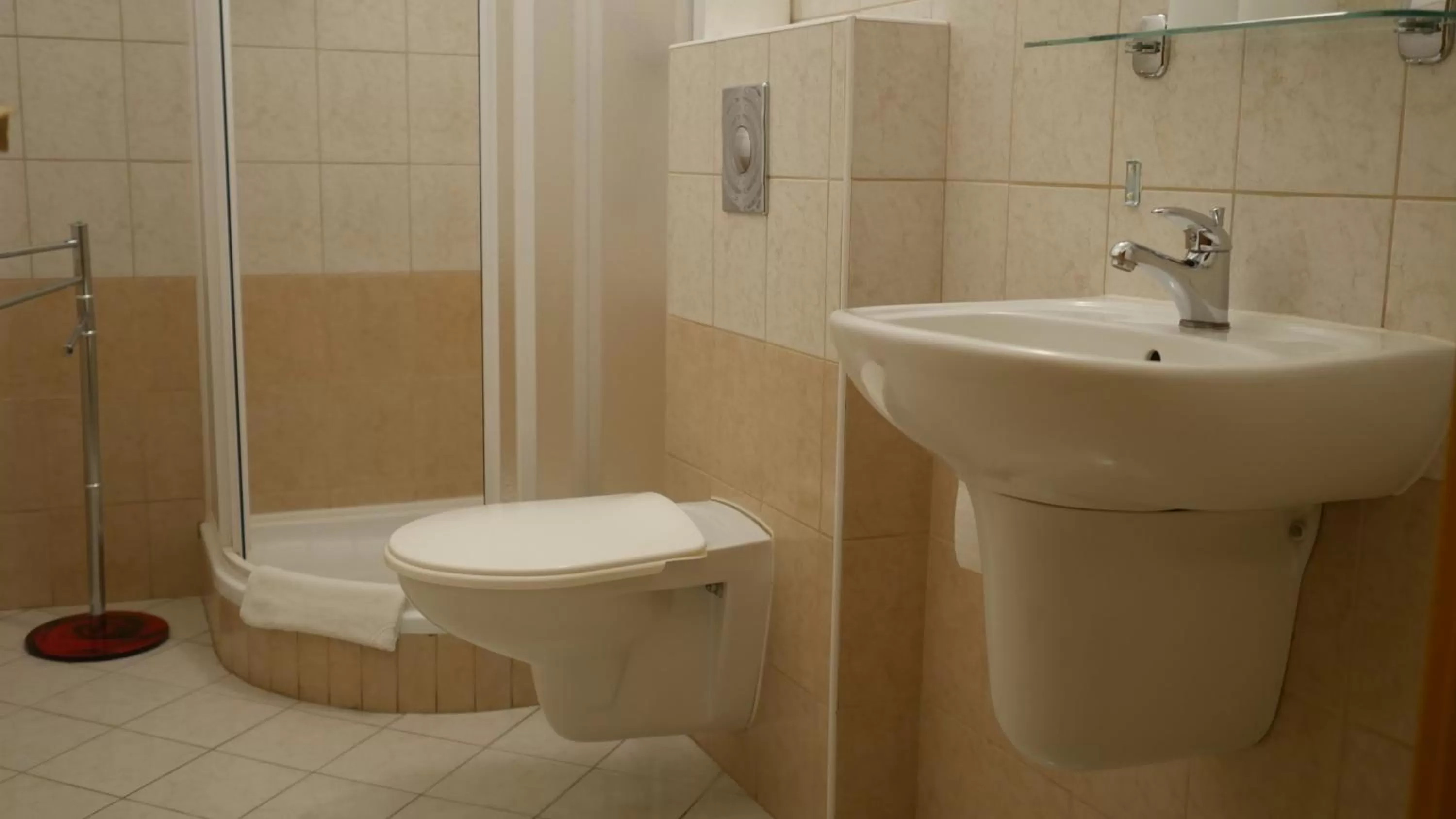 Bathroom in Hotel Bílý Koníček