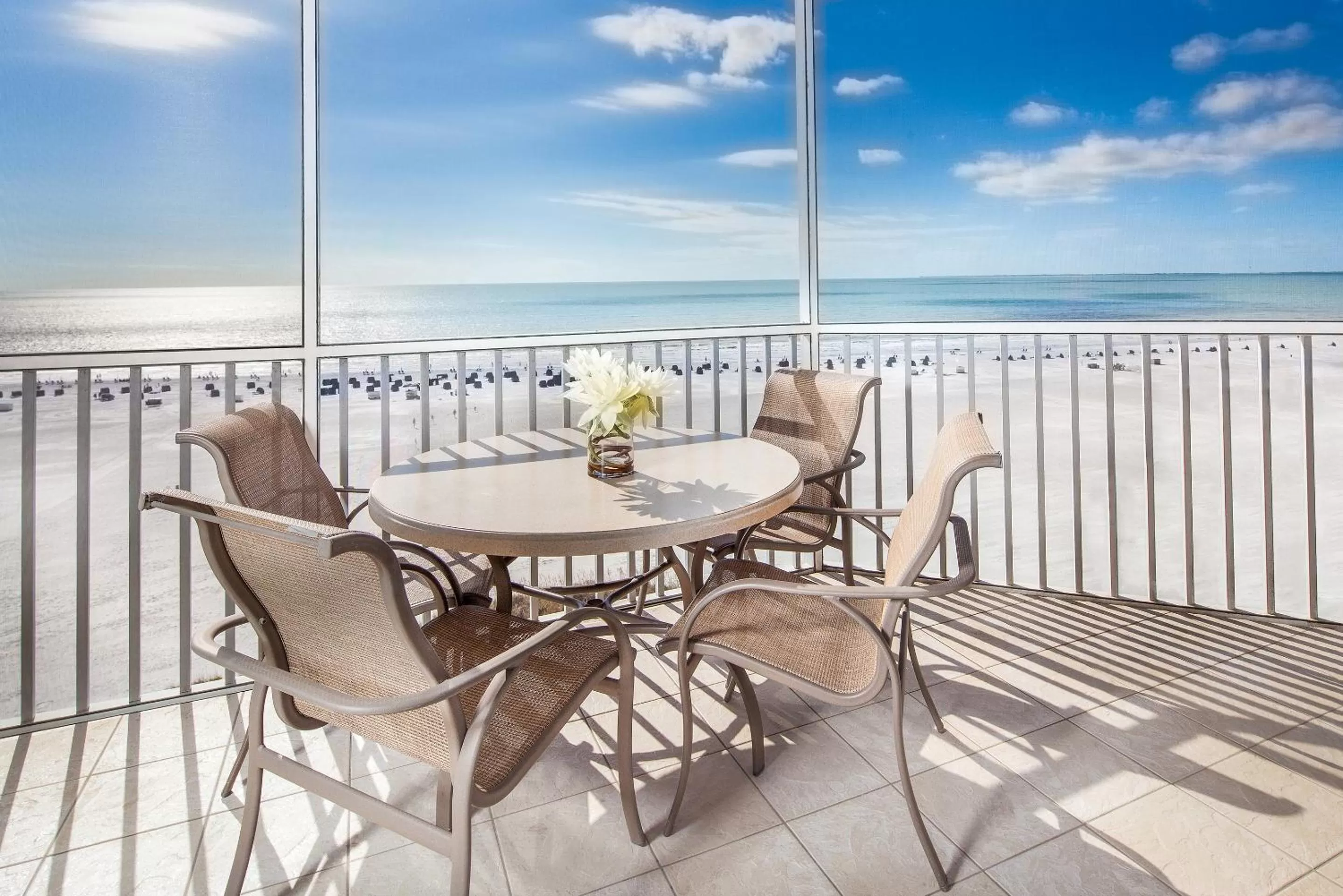 Patio in GullWing Beach Resort