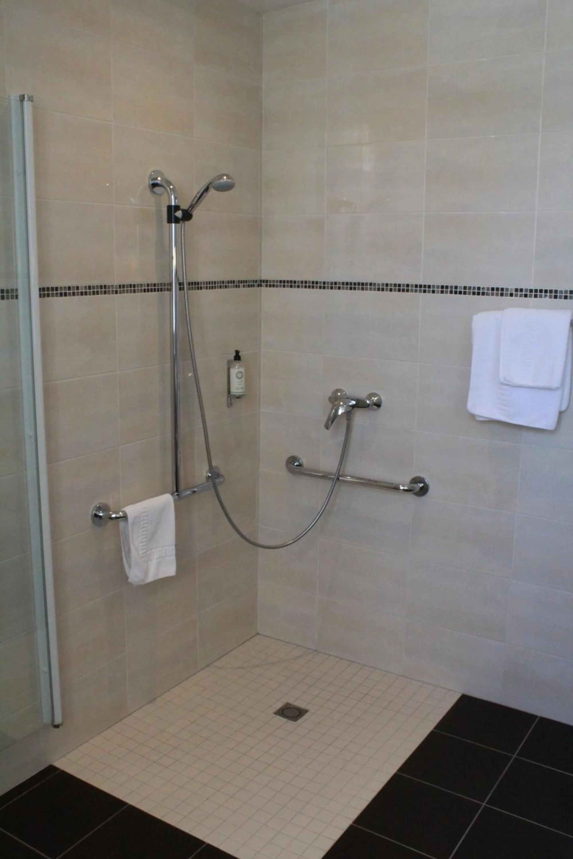 Shower in Best Western de Diane