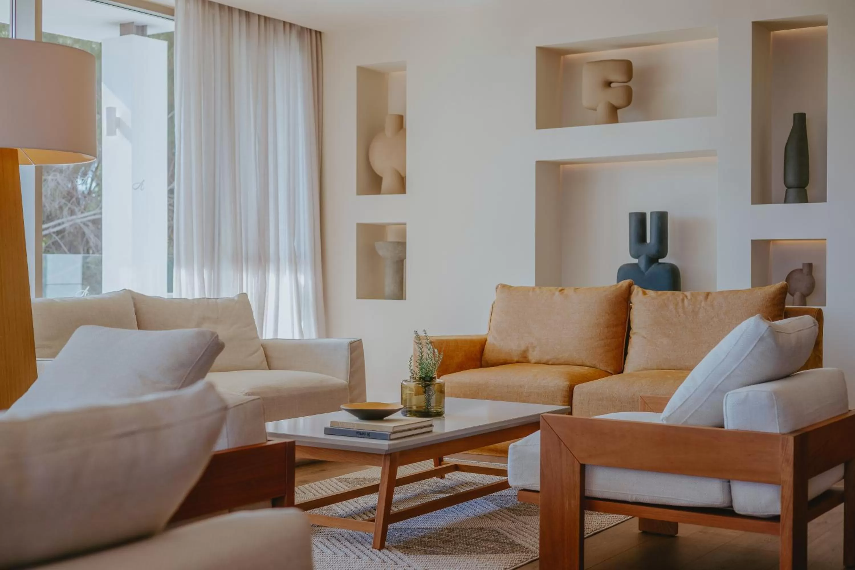 Communal lounge/ TV room in Alion Beach Hotel