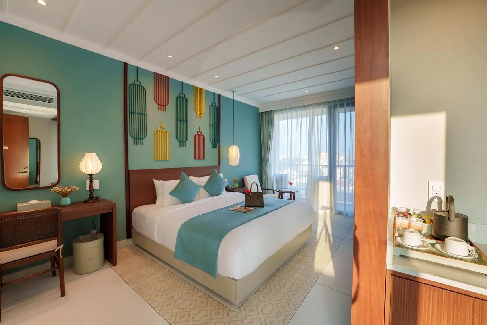 Bed in Cozy An Boutique Hotel Hoian