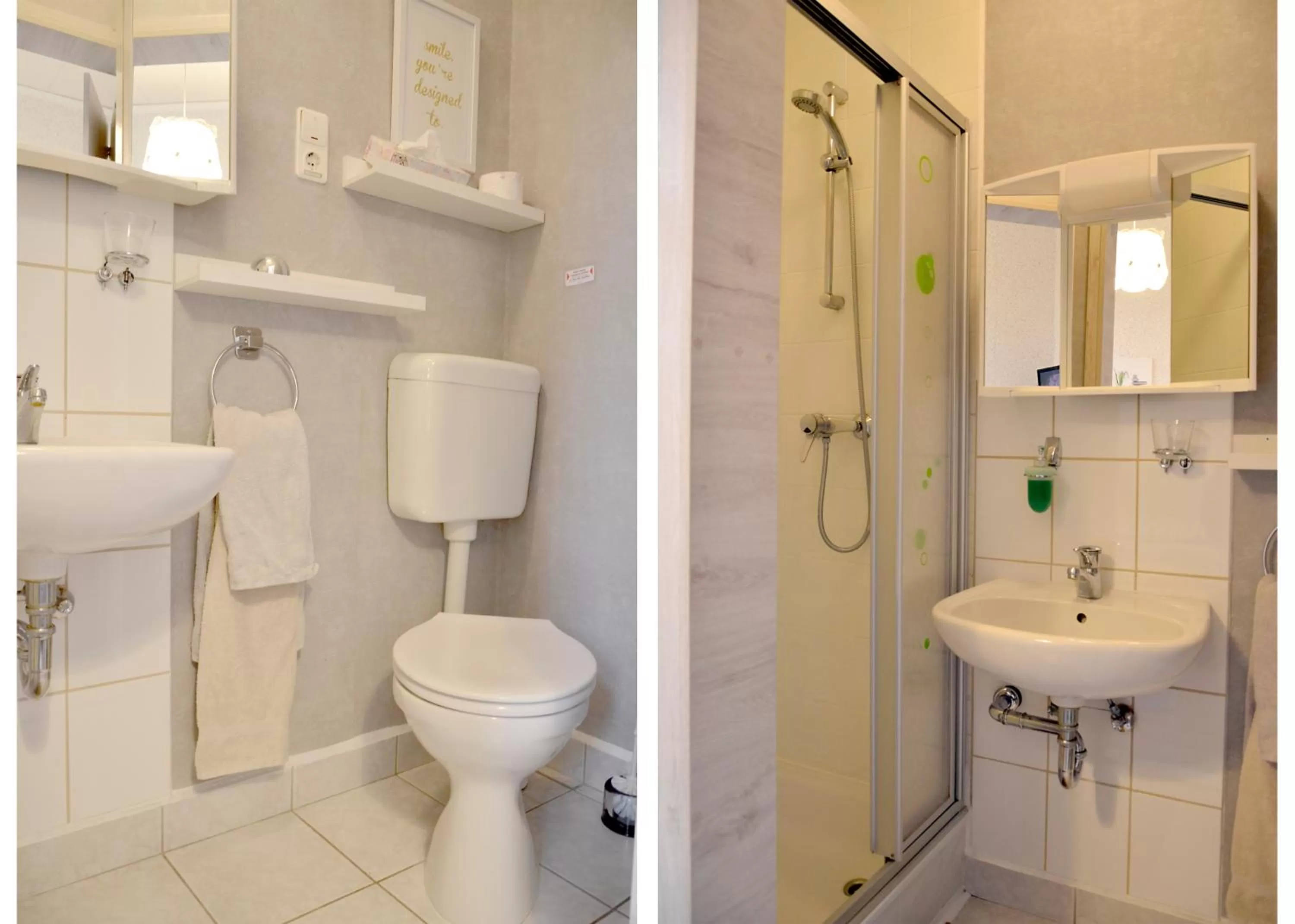 Bathroom in Pension zur Neiße