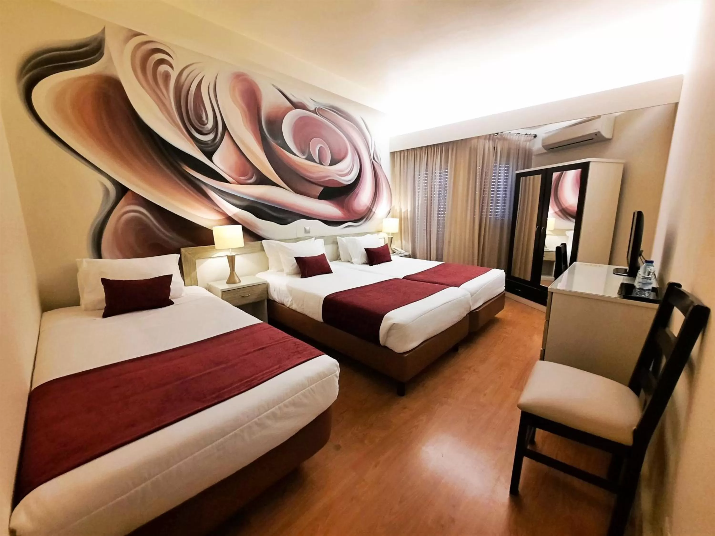 Bed in Hotel Aleluia