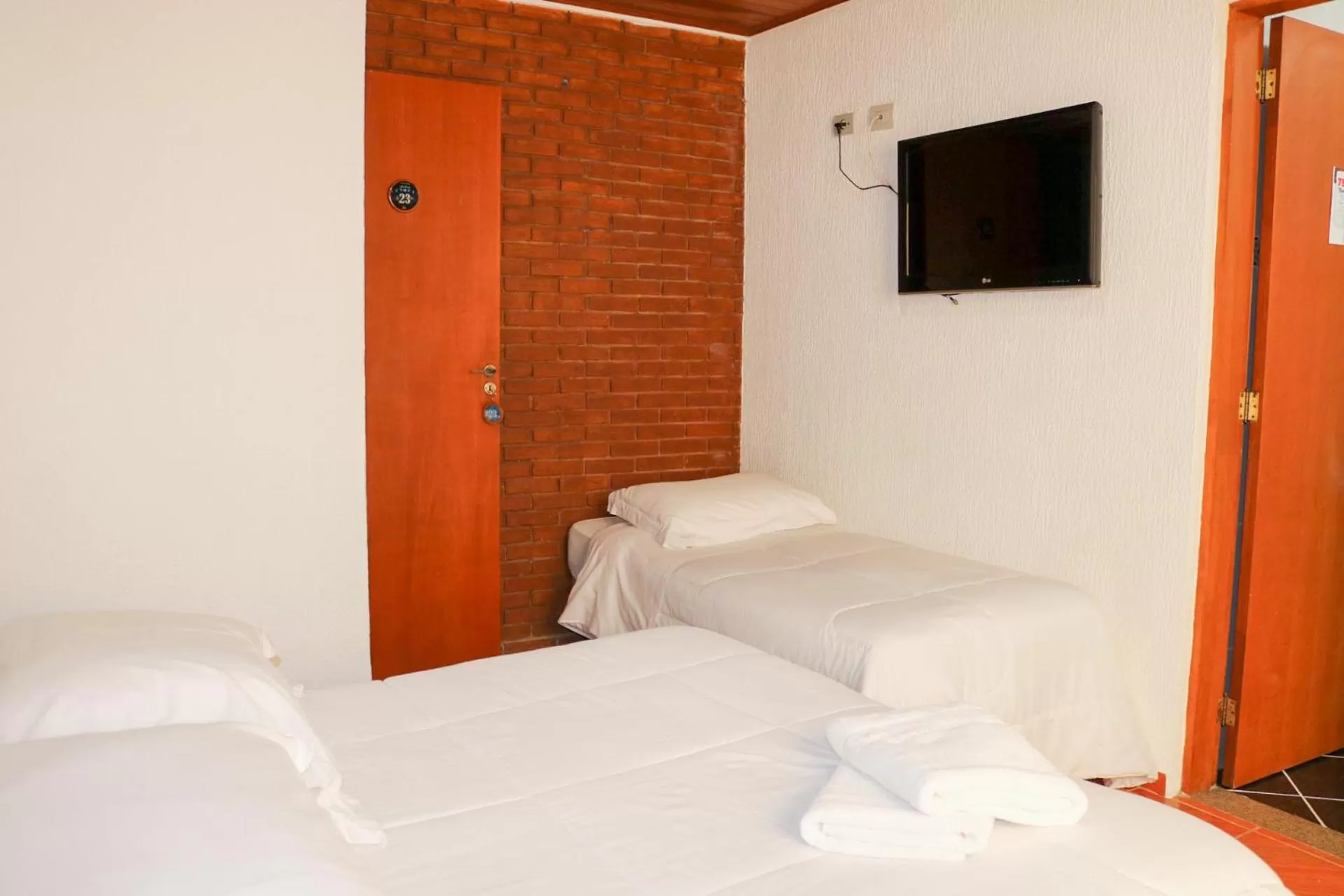 Bed in Pousada da Lua