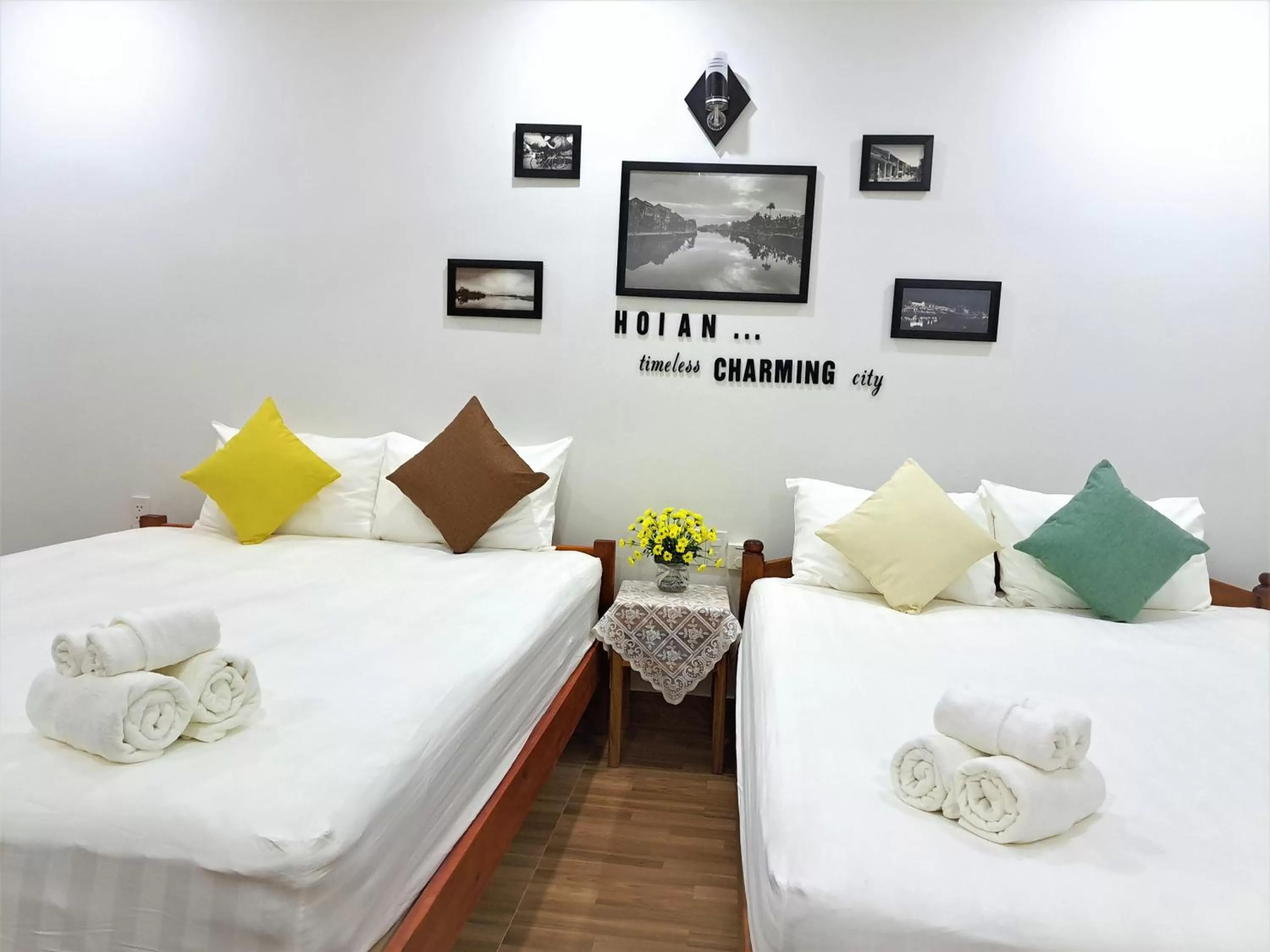 Bed in GREEN TOWN hotel HỘI AN