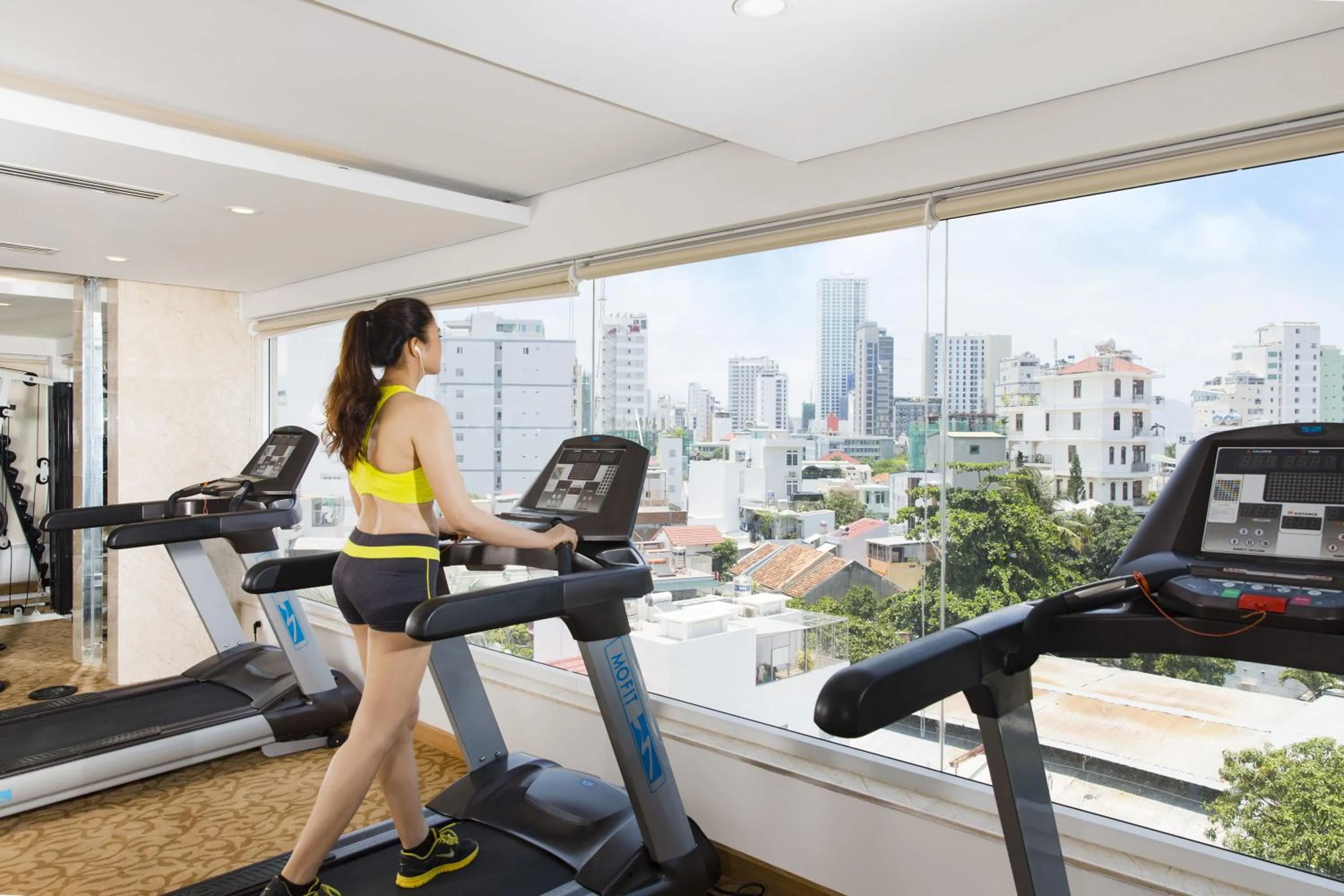 Fitness centre/facilities in Dendro Gold Hotel