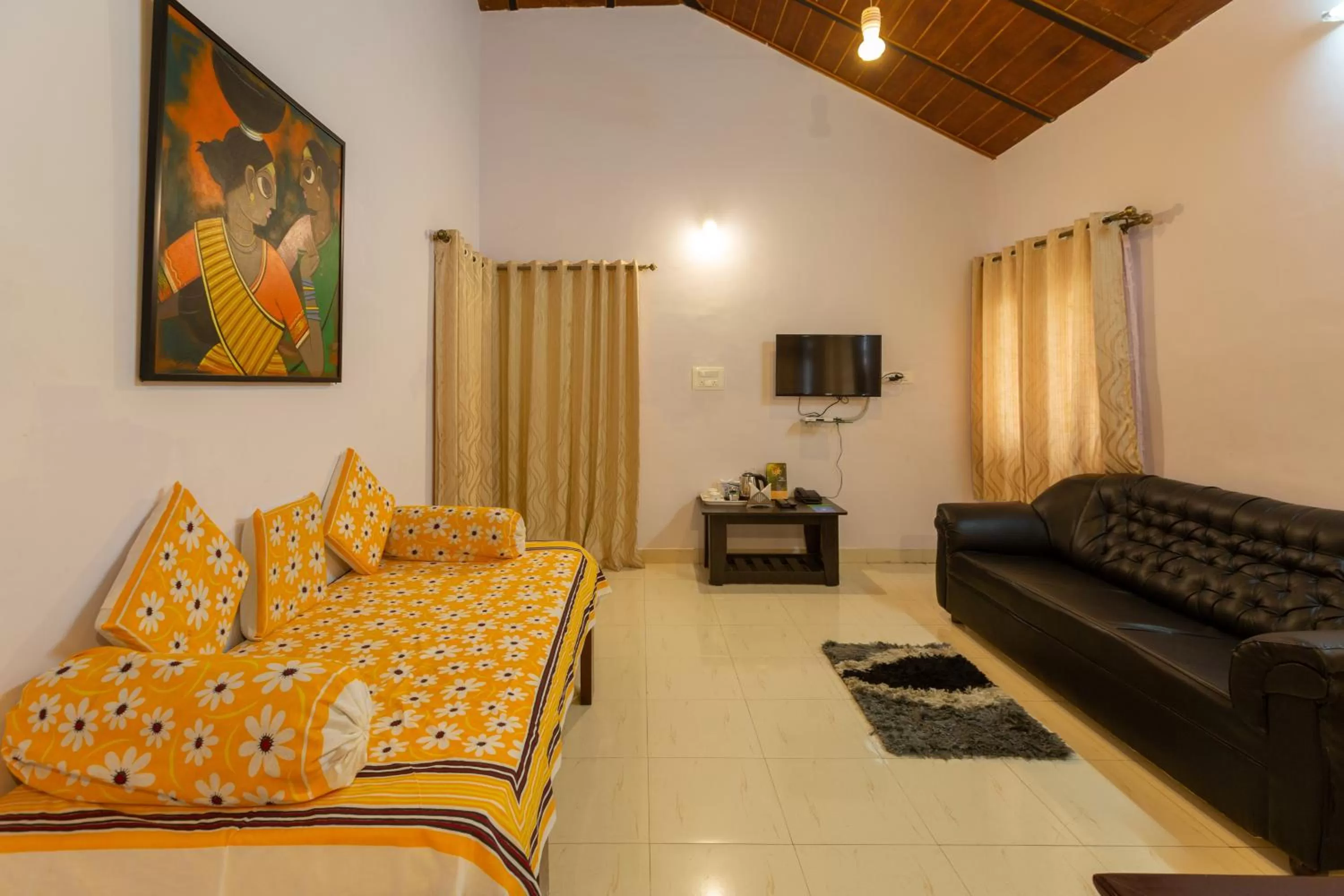 Seating Area in KSTDC Hotel Mayura Velapuri Belur