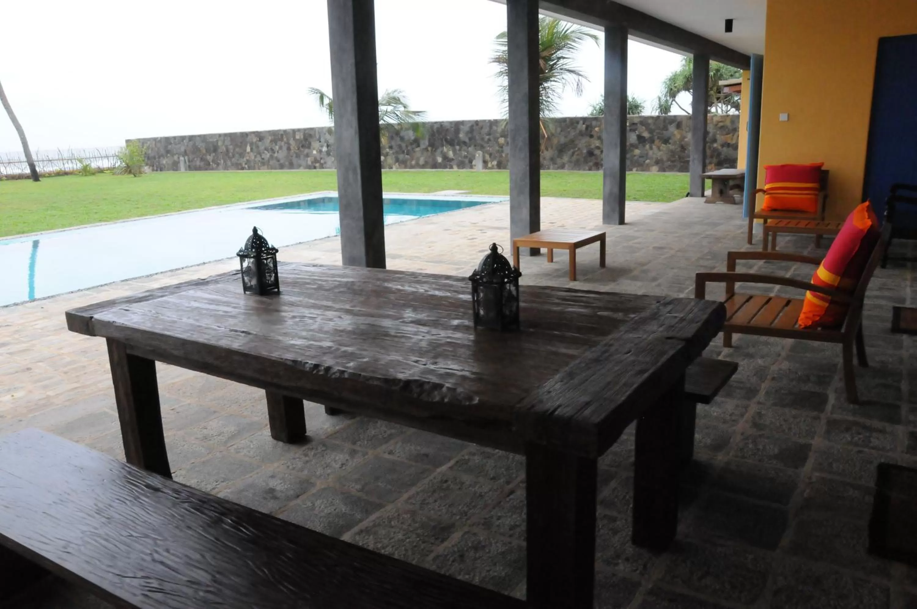 Swimming pool in Villa Atulya at Ocean's edge