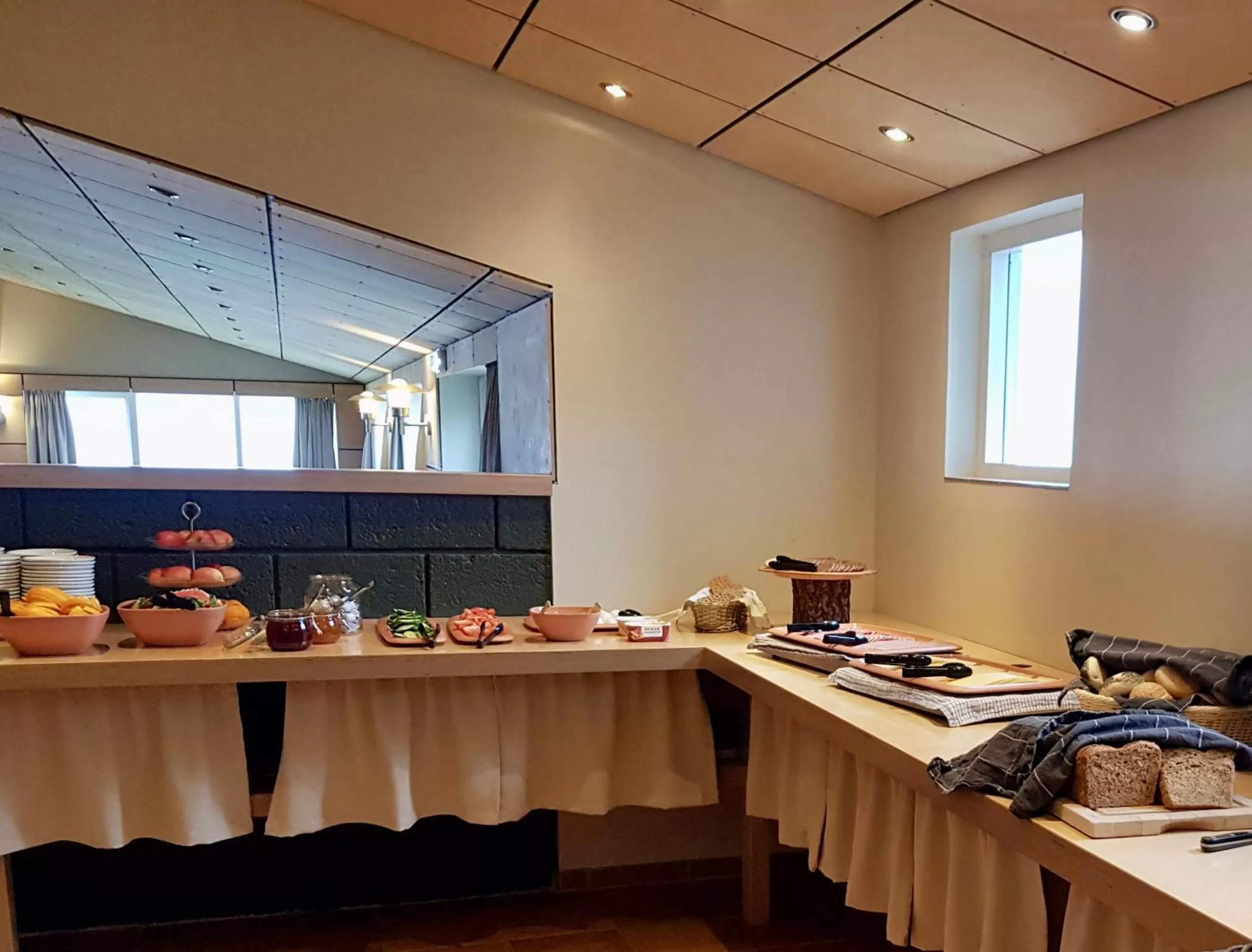 Continental breakfast in Hotel Natur Akureyri