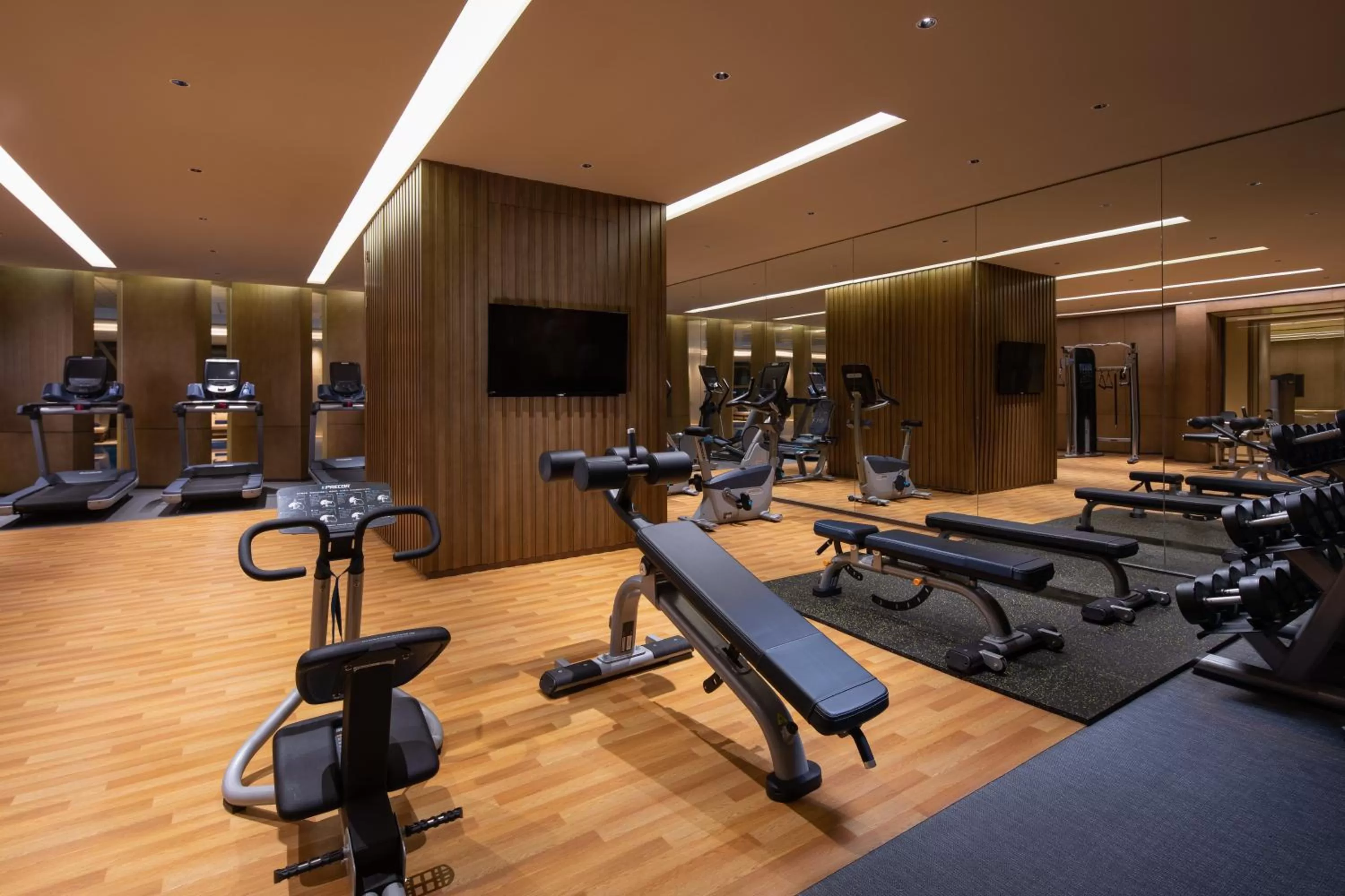 Fitness centre/facilities in InterContinental Quanzhou by IHG