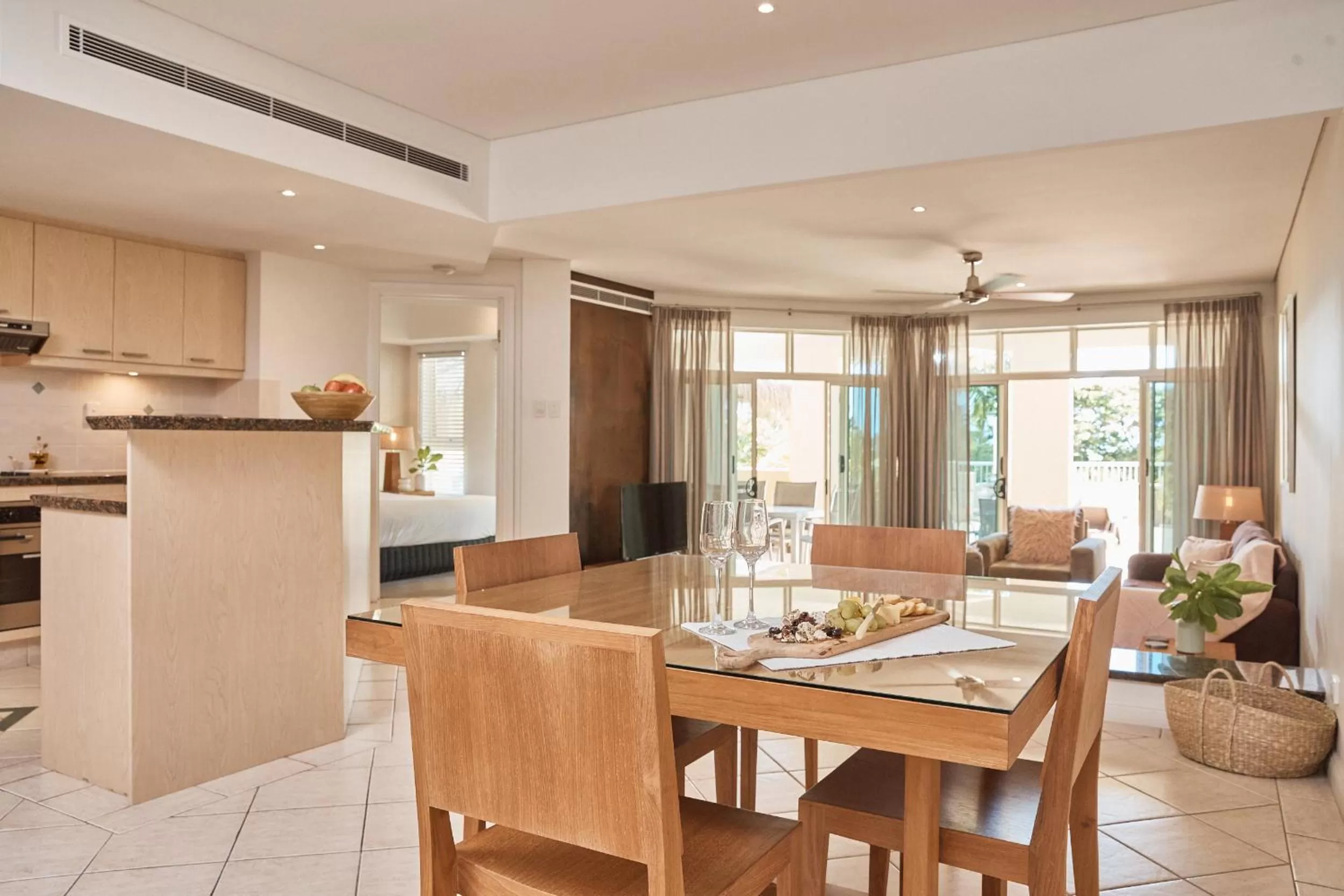 Kitchen or kitchenette in Sea Change Beachfront Apartments