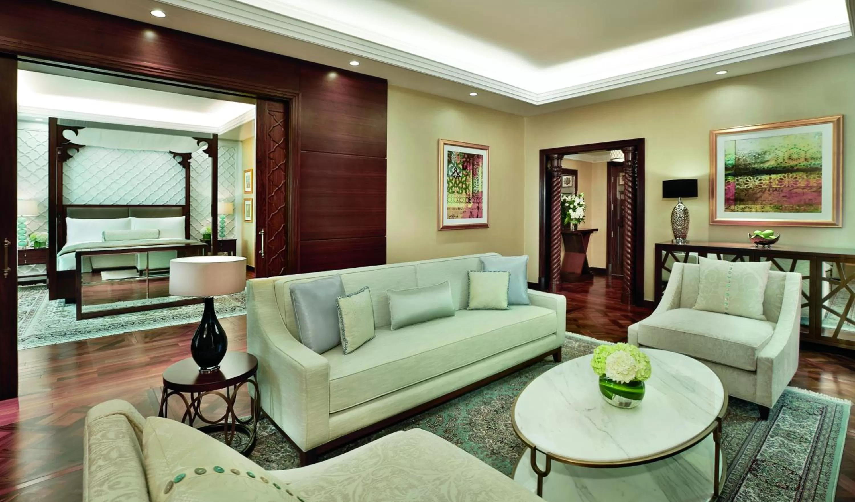 Living room in The Ritz-Carlton, Dubai